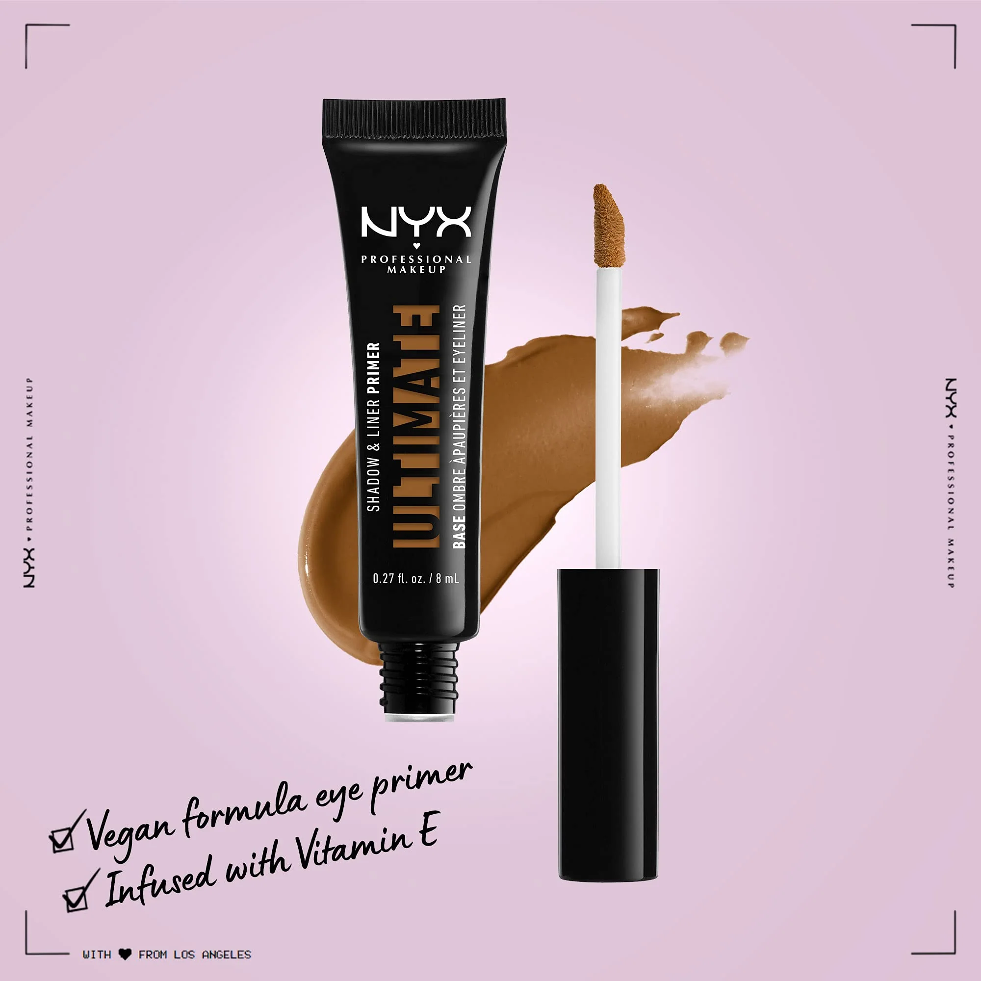 NYX PROFESSIONAL MAKEUP Ultimate Shadow & Liner Primer, Deep + Epic Ink Liner, Black (2-Pack Bundle) - Image 9