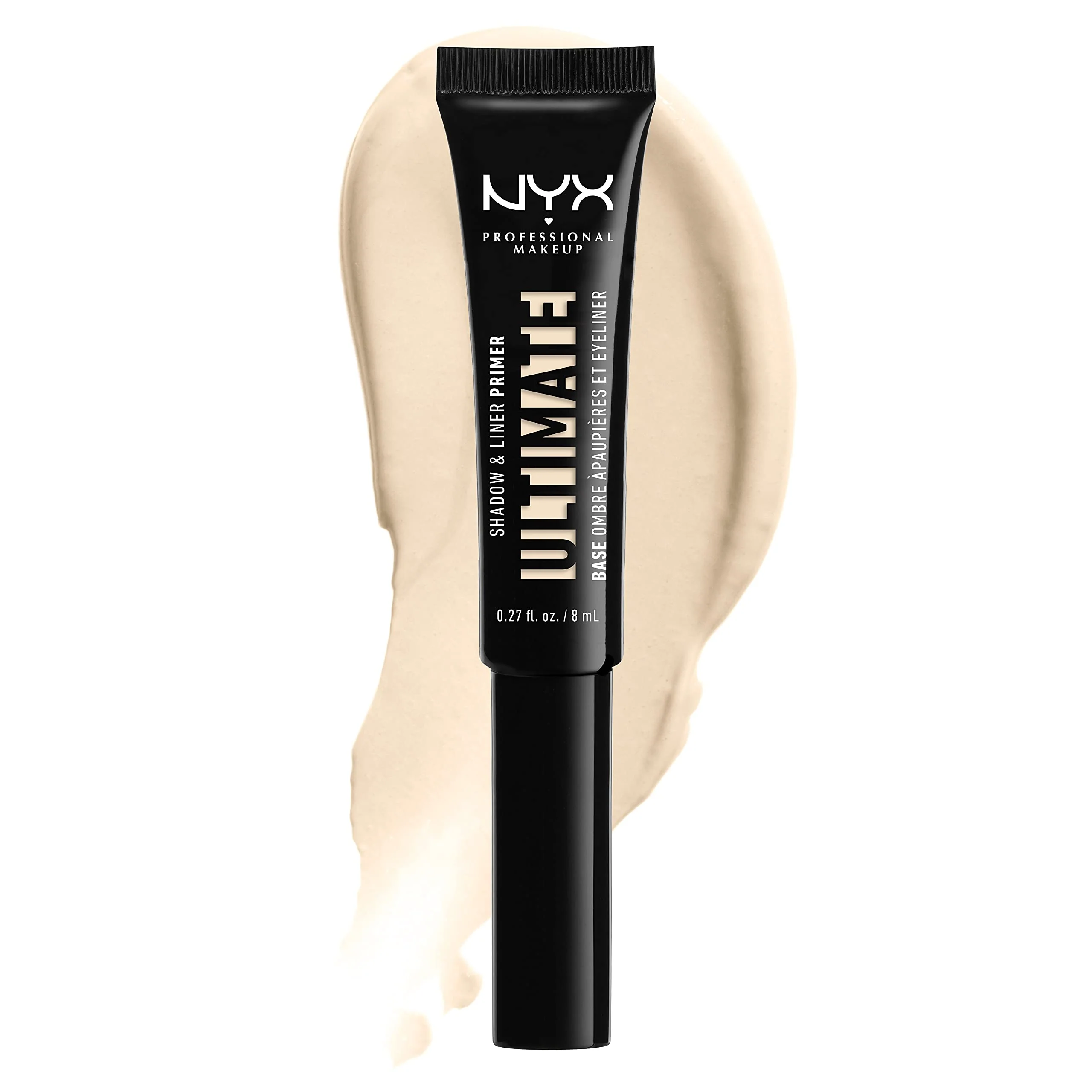 NYX PROFESSIONAL MAKEUP Ultimate Shadow & Liner Primer, Light + Epic Ink Liner, Black (2-Pack Bundle) - Image 3