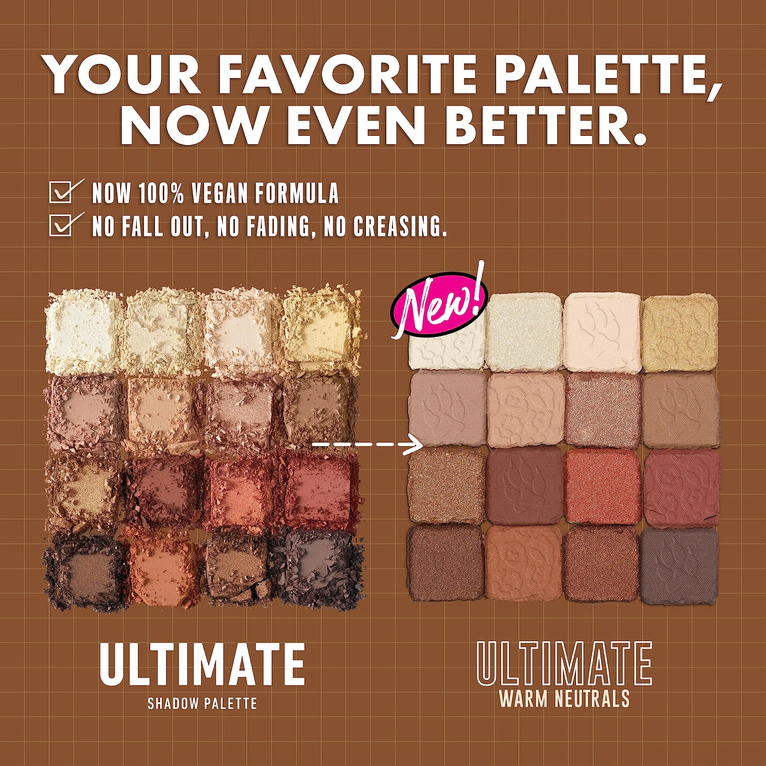 NYX PROFESSIONAL MAKEUP, Ultimate Shadow Palette, Eyeshadow Palette - Warm Neutrals - Image 6