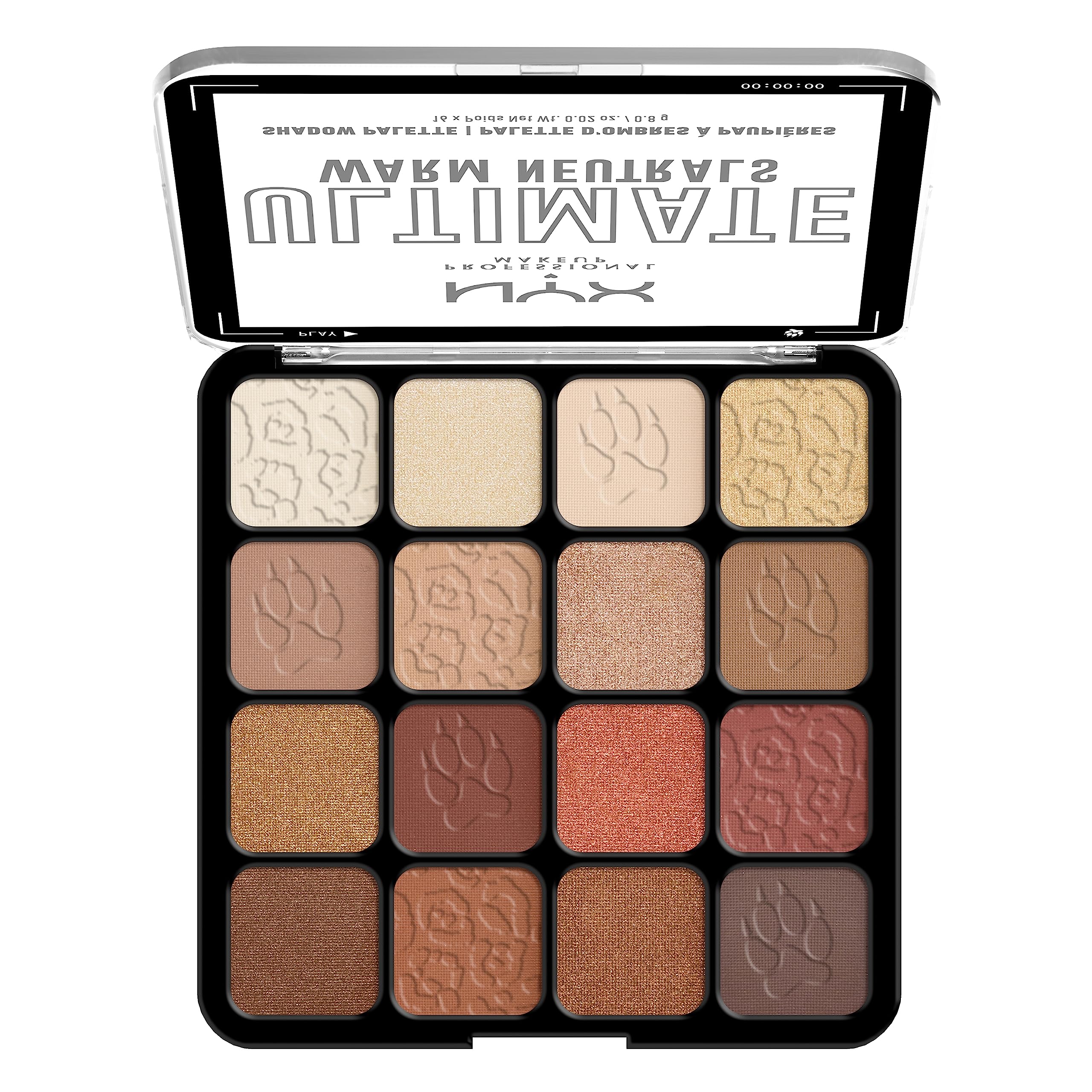 NYX PROFESSIONAL MAKEUP, Ultimate Shadow Palette, Eyeshadow Palette - Warm Neutrals - Image 7