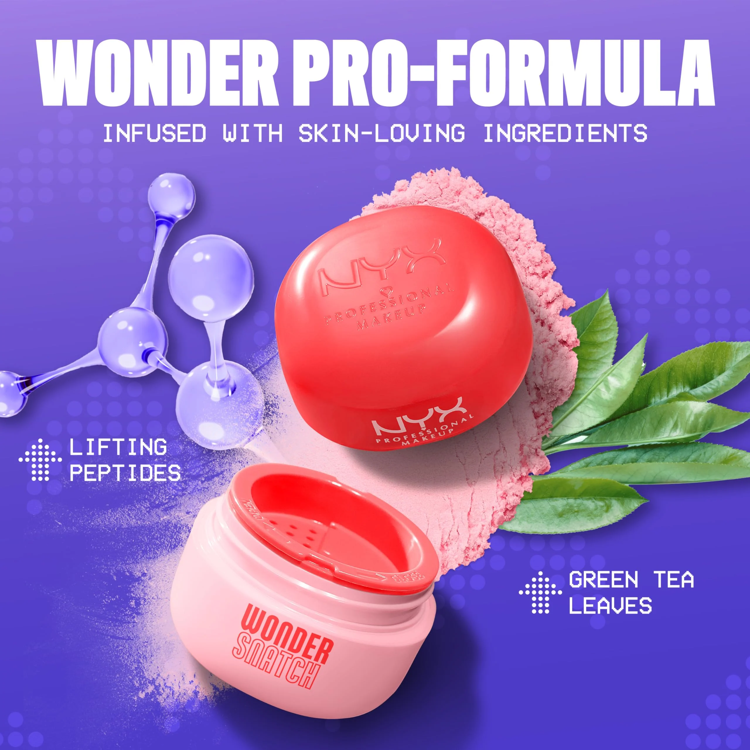 NYX PROFESSIONAL MAKEUP Wonder Snatch Setting Powder, Lifting Loose Powder With Up To 16HR Wear - Cheeky Cherry (Brightening Pink) - Image 6