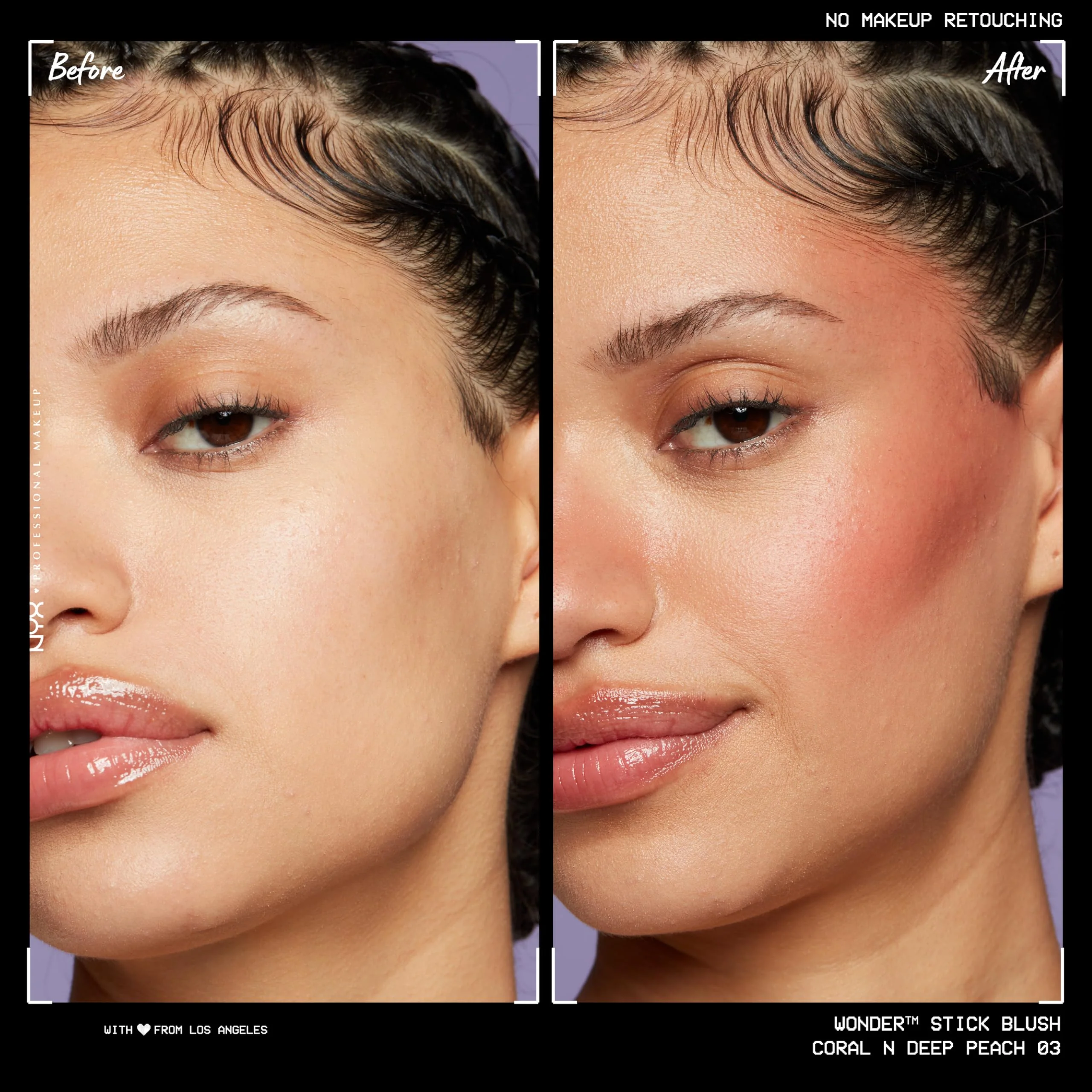 NYX PROFESSIONAL MAKEUP Wonder Stick Blush with Hydrating Hyaluronic Acid, Dual-Ended Cream Blush Stick - Coral & Deep Peach - Image 7