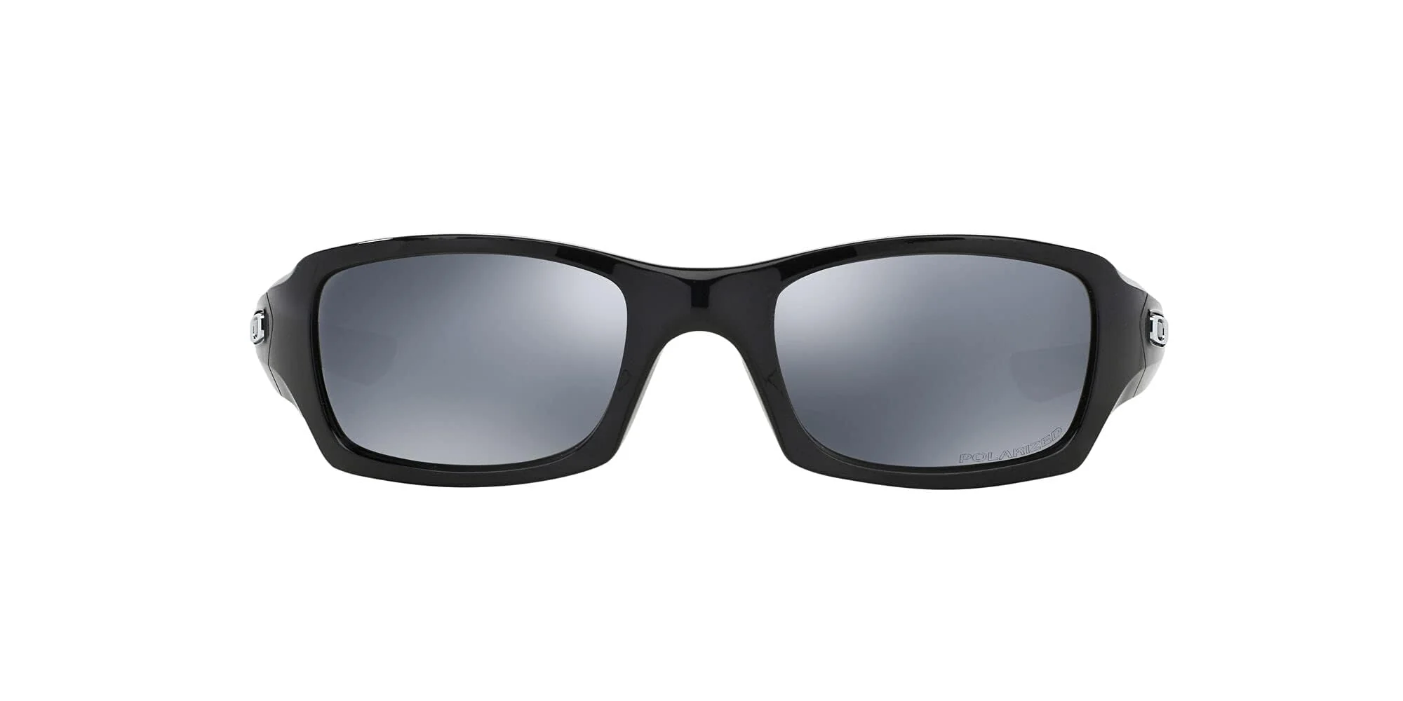 Oakley Mens OO9238 Fives Squared Rectangular Sunglasses, Polished Black/Black Iridium Polarized, 54 mm