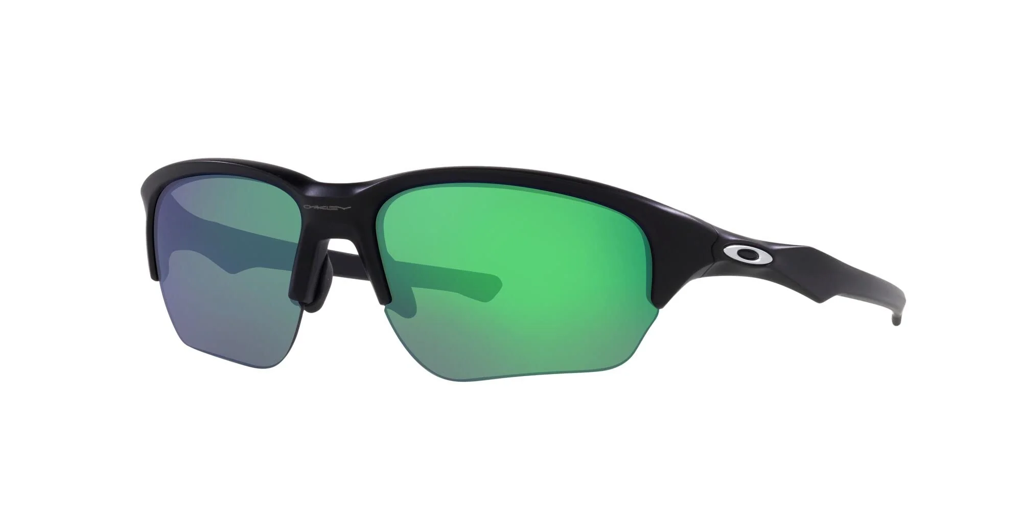 Oakley Men's OO9363 Flak Beta Rectangular Sunglasses, Matte Black/Green, 64mm - Image 7