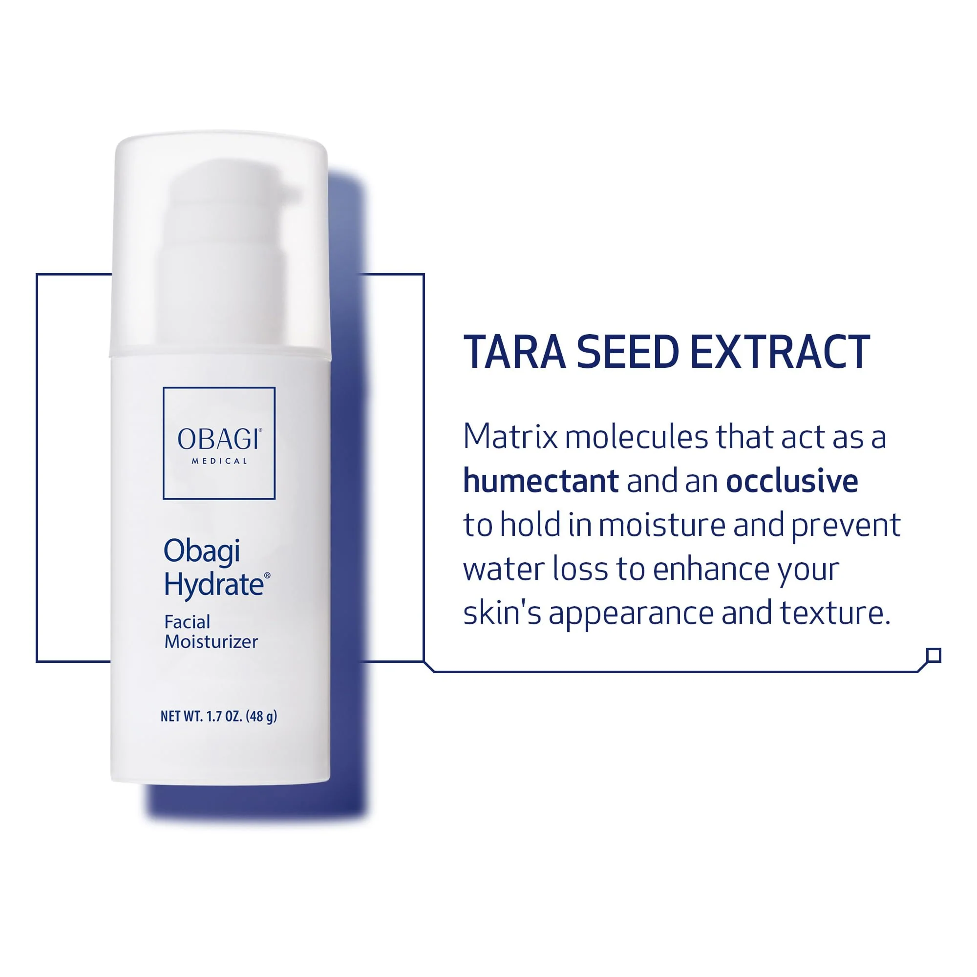 Obagi Hydrate Facial Moisturizer – Non-Comedogenic Intensely Hydrating All Day Moisturizer that Combats Dryness with Tara Seed Extract, Shea Butter, Avocado Oil & Glycerin – All Skin Types – 1.7 oz - Image 6