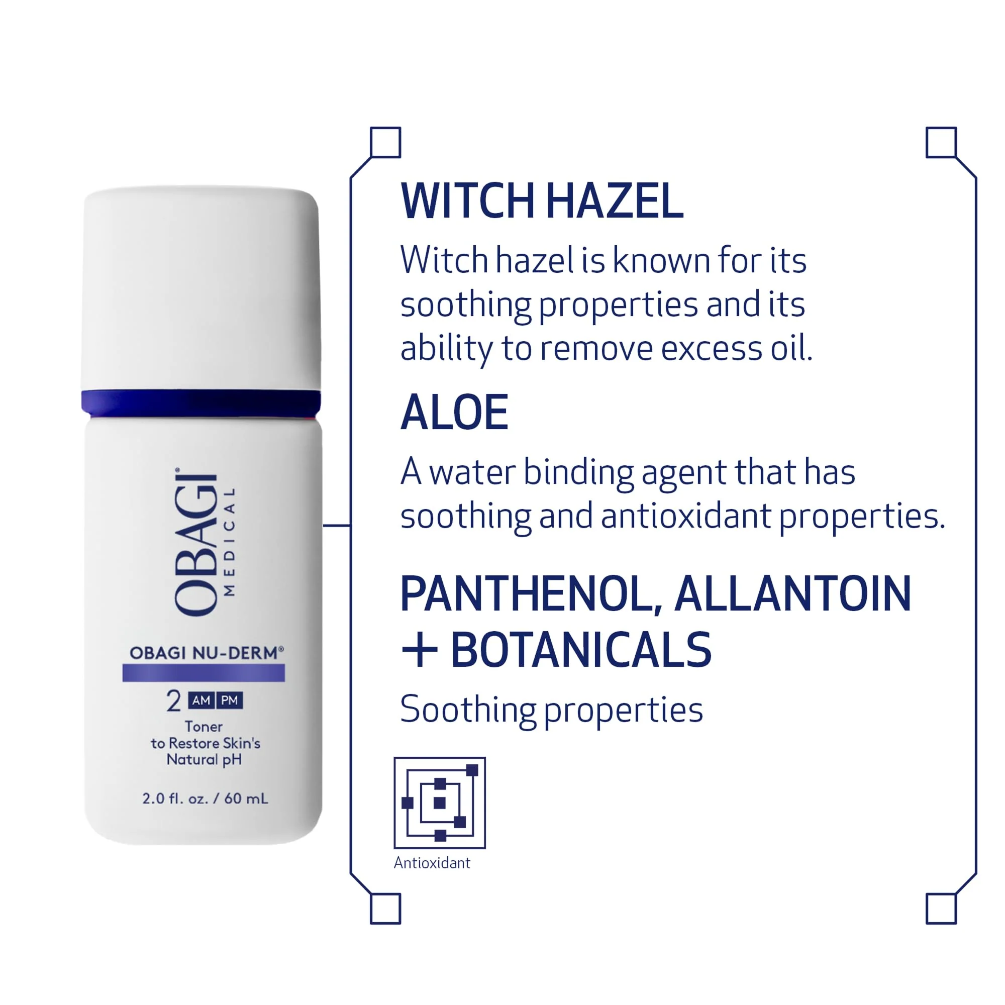 Obagi Nu-Derm Toner – Alcohol-Free, Balancing Nondrying Toner with Witch Hazel & Aloe Vera, Safe for Sensitive Skin – 2 oz, Travel Size - Image 6