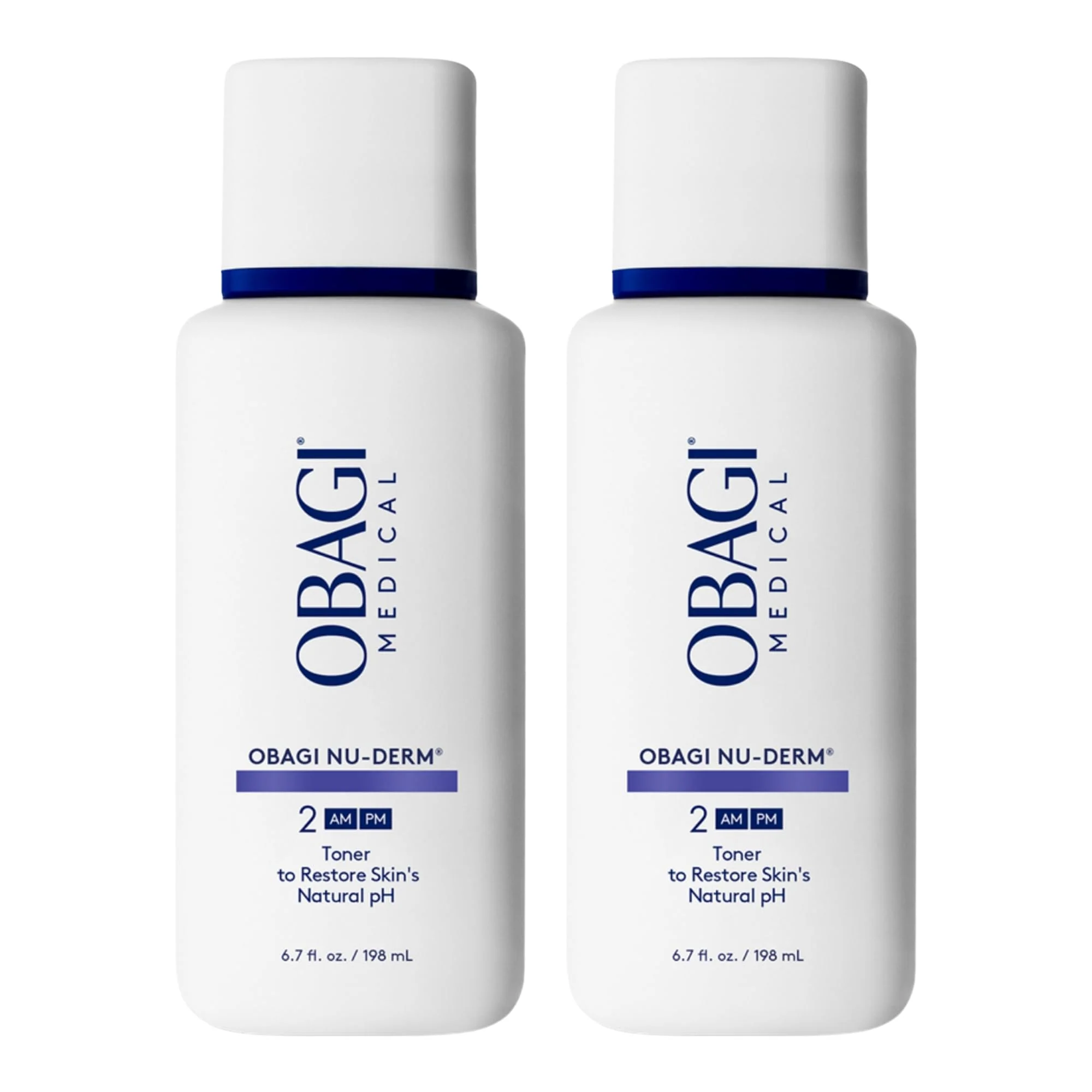 Obagi Nu-Derm Toner – Alcohol-Free, Balancing Nondrying Toner with Witch Hazel & Aloe Vera, Safe for Sensitive Skin – Two Pack, 2 * 6.7 oz