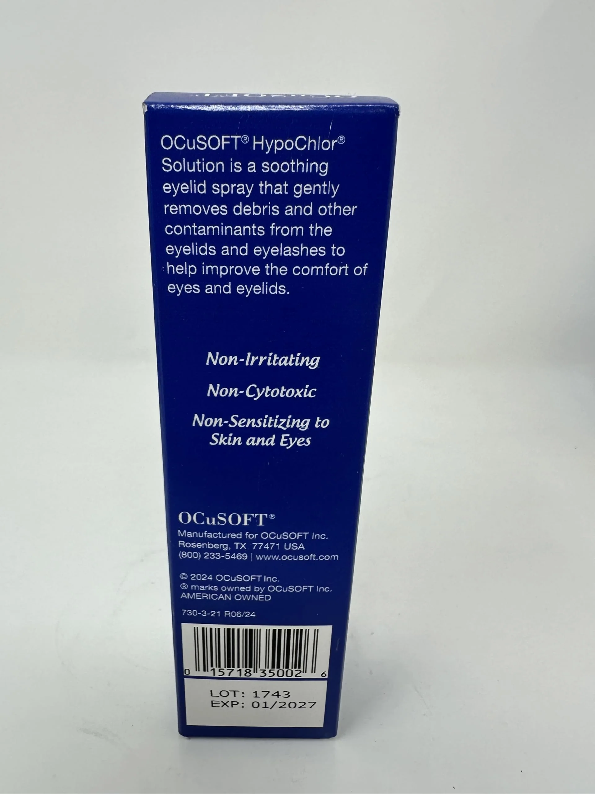 OCuSOFT HypoChlor Solution for Eyelids/Eyelashes, 2oz (2 Pack) - Image 3