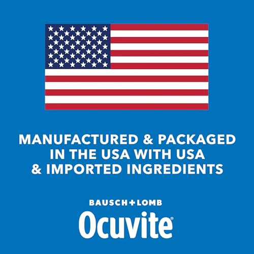 Ocuvite 50+ Eye Vitamin & Mineral Supplement, Multivitamin for Vision & Ocular Health with Omega-3, Zinc, Vitamins C & E, Lutein & Zeaxanthin, Zinc Supplements for Women and Men, 50 Softgels - Image 2