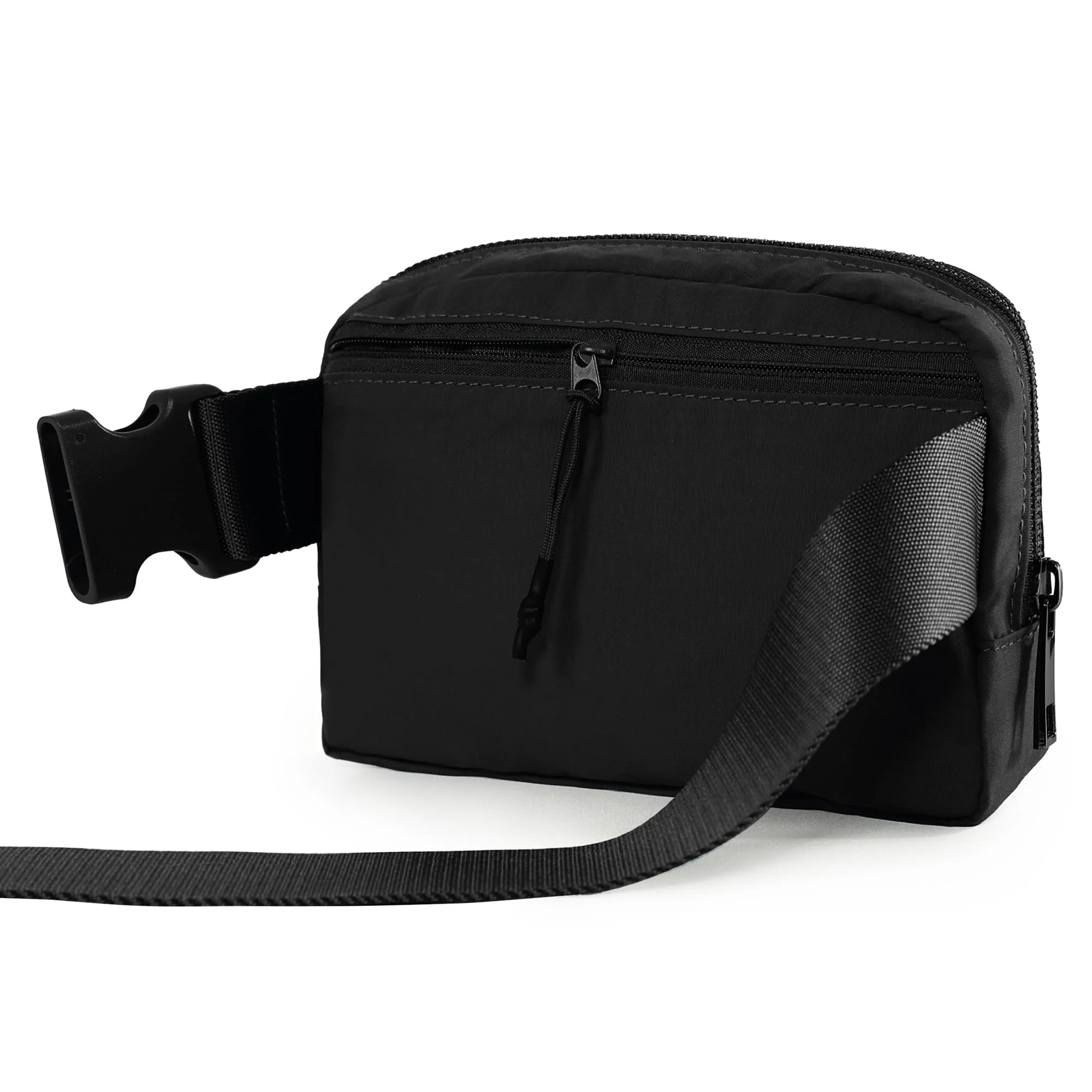 ODODOS Unisex Mini Belt Bag with Adjustable Strap Small Fanny Pack for Workout Running Traveling Hiking, Black - Image 5