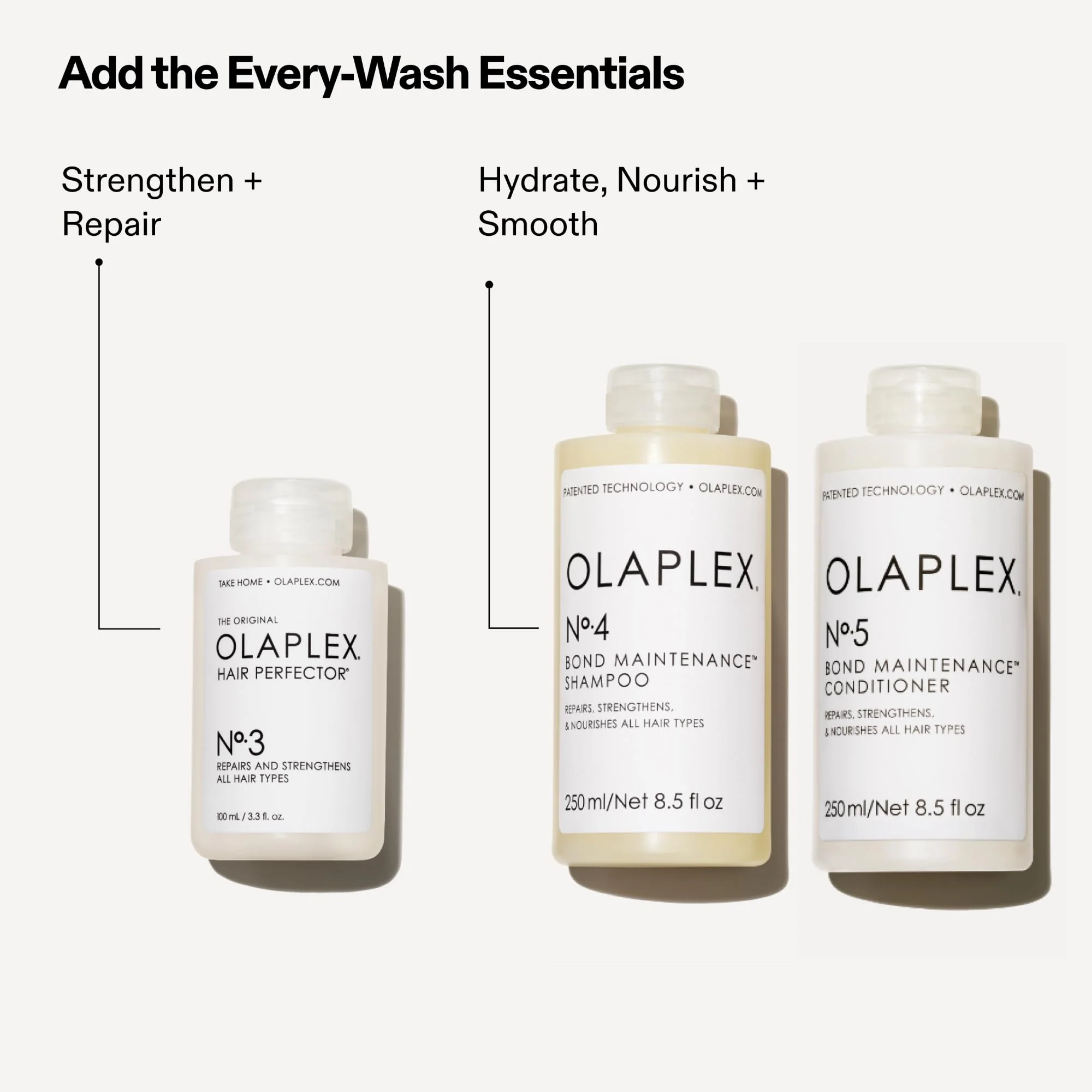 Olaplex Nº. 3 Olaplex No. 3 Bond Building Hair Perfector: Pre-Shampoo Treatment | Repairs Damage & Strengthens Hair | Rebuilds Hair Bonds | For Coily, Curly, Straight, and Wavy, 250 mL / 8.5 Fl Oz - Image 4