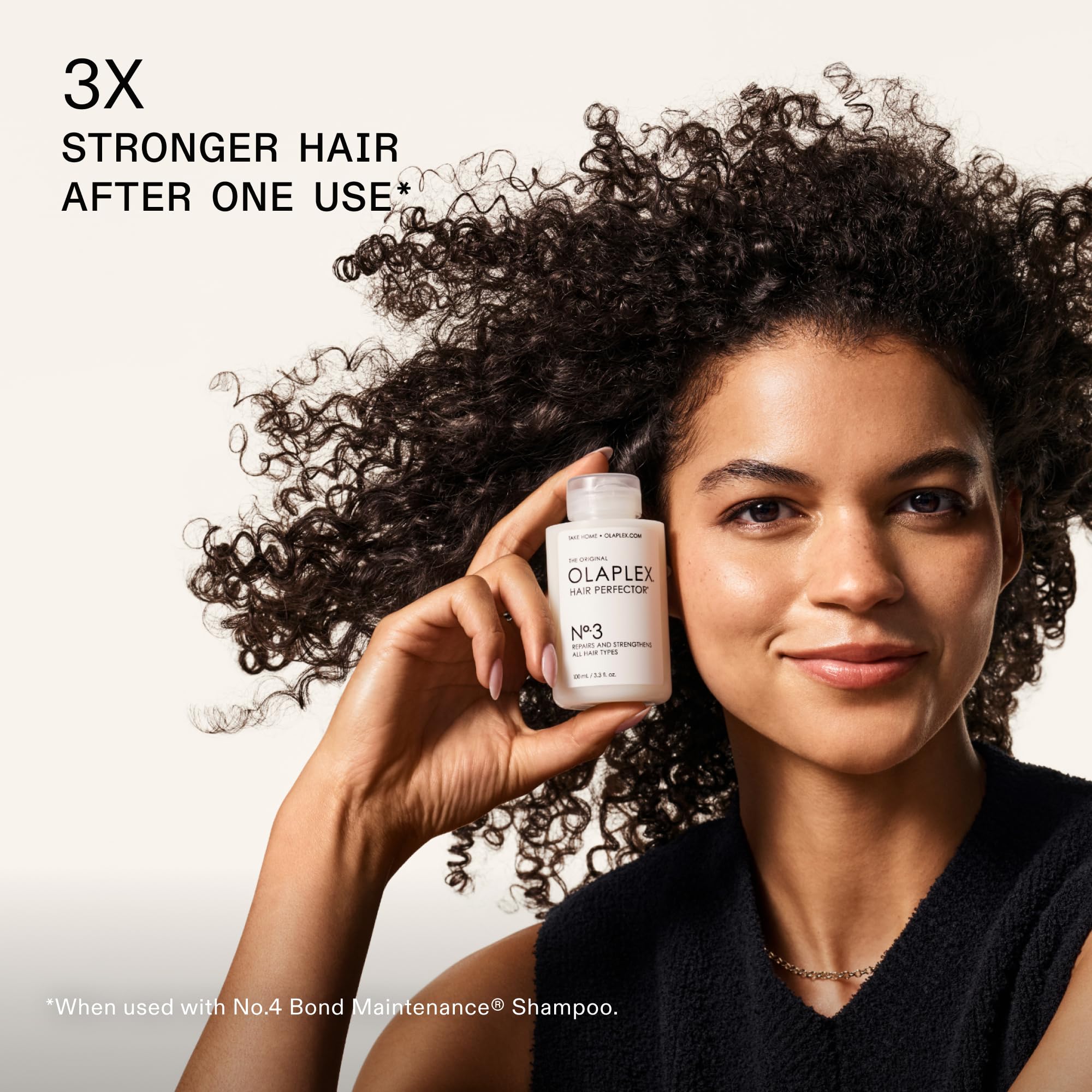 Olaplex No. 3 Bond Building Hair Perfector: Concentrated Pre-Shampoo Treatment | Repairs Damage & Strengthens Hair | Rebuilds 3 Hair Bonds | For Coily, Curly, Straight, and Wavy, 100 mL / 3.3 Fl Oz - Image 9