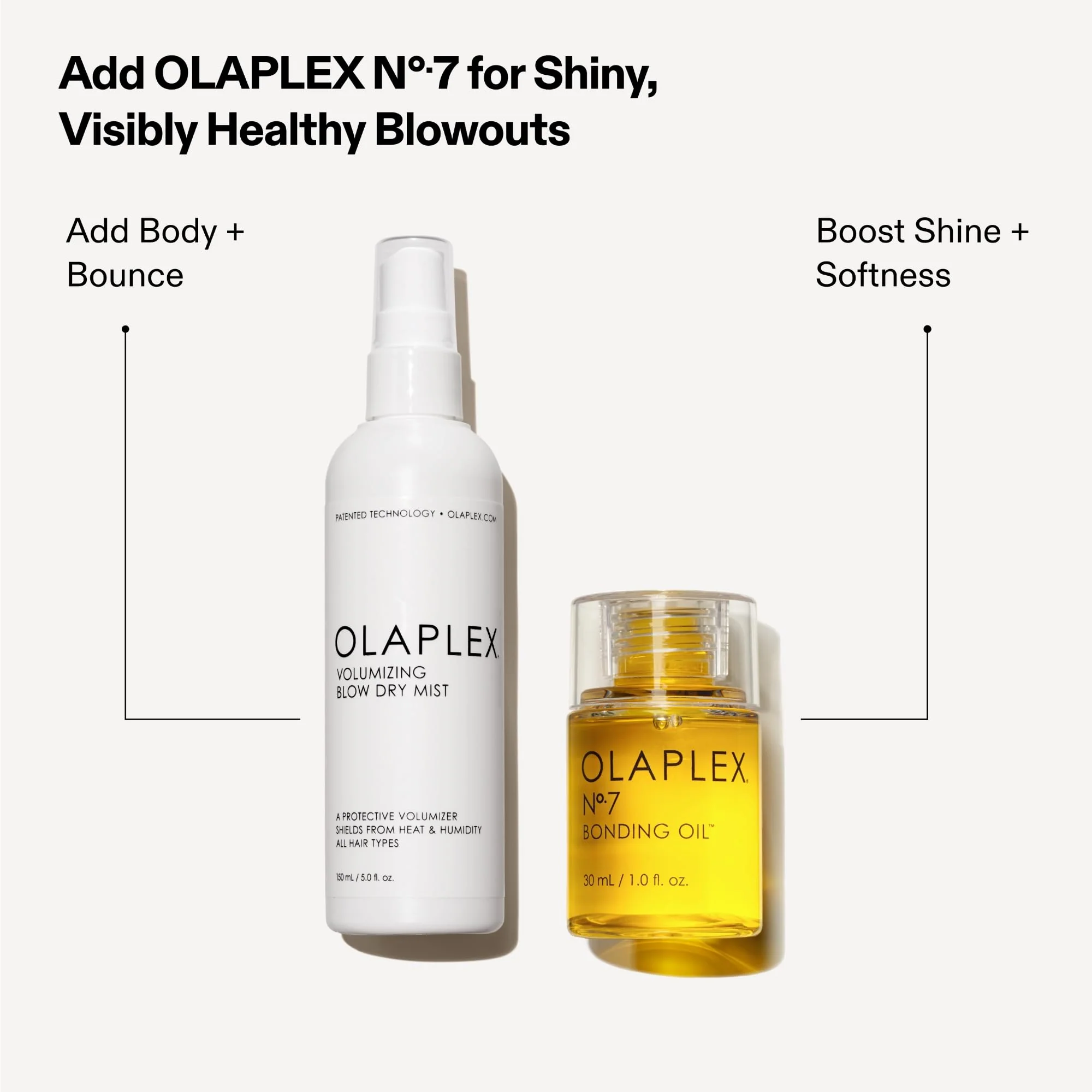 Olaplex Volumizing Blow Dry Mist: Weightless Volume, Body & Bounce | 450ºF/232ºC heat protection | For Coily, Curly, Straight, and Wavy, 150 mL / 5.0 Fl Oz - Image 3
