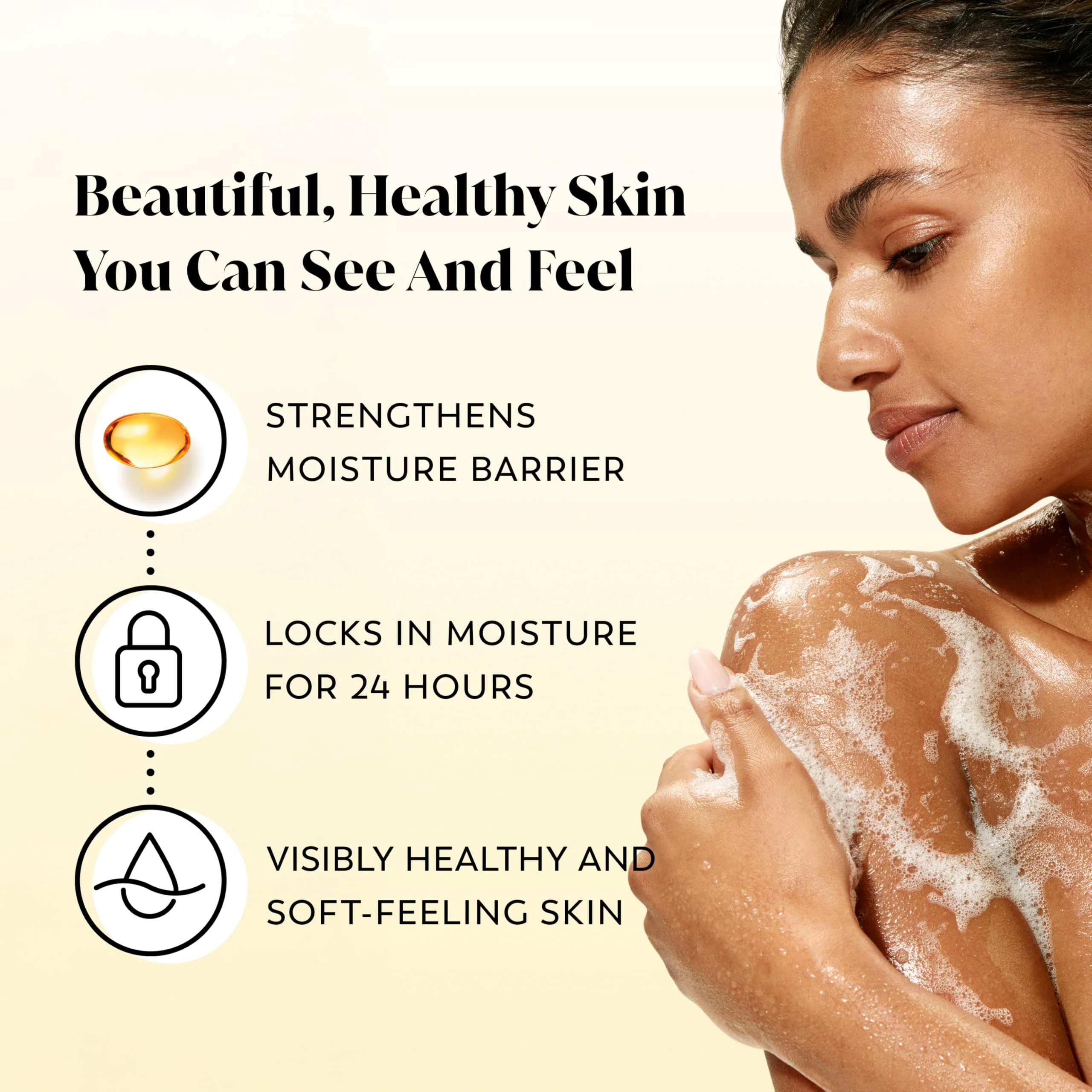 Olay Body Wash for Women, Ultra Moisture, 24hr Moisturizing, Hydrating & Refreshing, B3 Vitamin Complex, Free of Parabens & Phthalates, for All Skin Types, Shea Butter Scent, 22 fl oz (Pack of 4) - Image 11