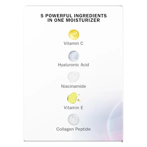 Olay Super Cream with Sunscreen SPF 30, Lightweight Face Moisturizer with Sun Protection, 5-in-1 Skin Care Benefits - Hydrating, Brightening, Firming - Niacinamide, Vitamin C, Collagen Peptide, 1.7 oz - Image 3