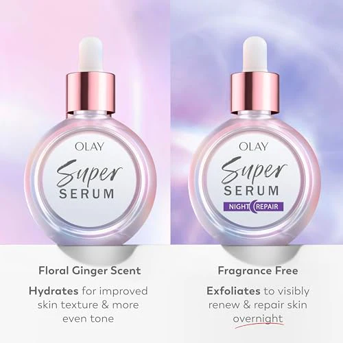 Olay Super Serum - Glow Serum for Face - Activated Niacinamide, Vitamin C & E, Collagen Peptide, AHA - 5-in-1 Benefits - Brightens, Hydrates, Smooths, Firms, Evens Tone, Proactive Anti-Aging, 1.0 Oz - Image 7