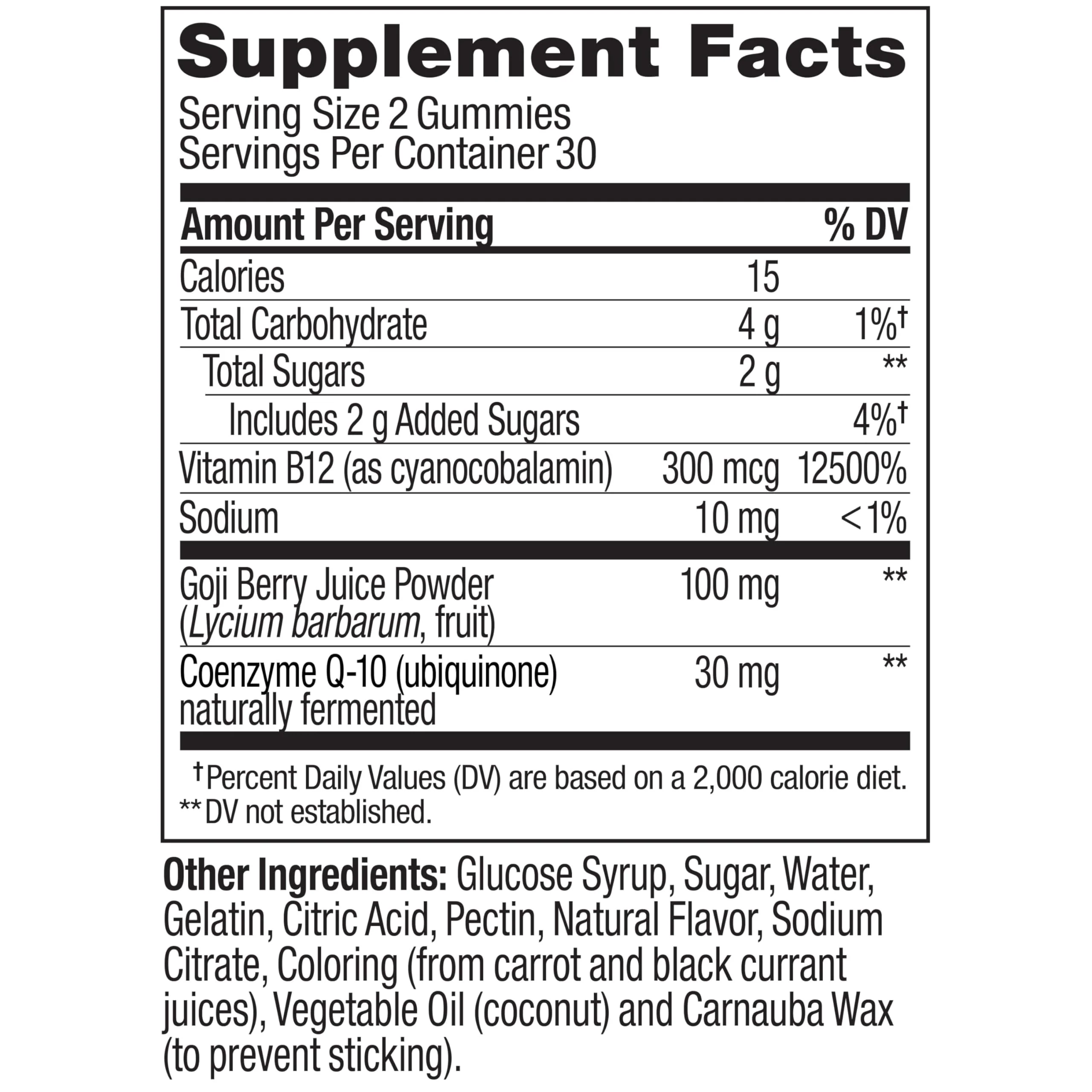 OLLY Daily Energy Gummy, Caffeine Free, Vitamin B12, CoQ10, Goji Berry, Adult Chewable Supplement, Tropical Flavor - 60 Count - Image 6