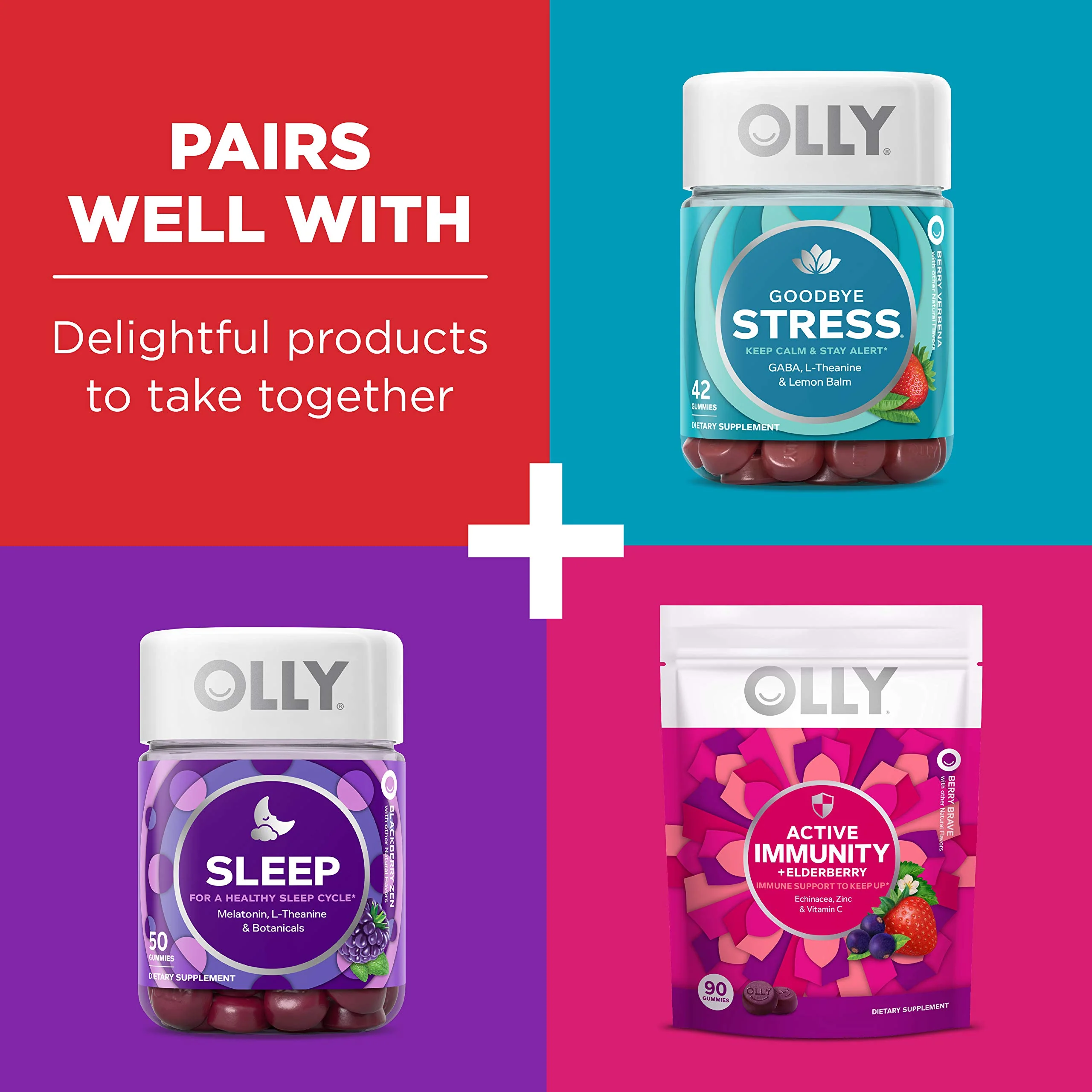 OLLY Multi + Probiotic Adult Multivitamin Gummy, 1 Billion CFUs, Digestive and Immune Support Chewable Supplement, Tropical Twist, 35 Day Supply - 70 Count - Image 4