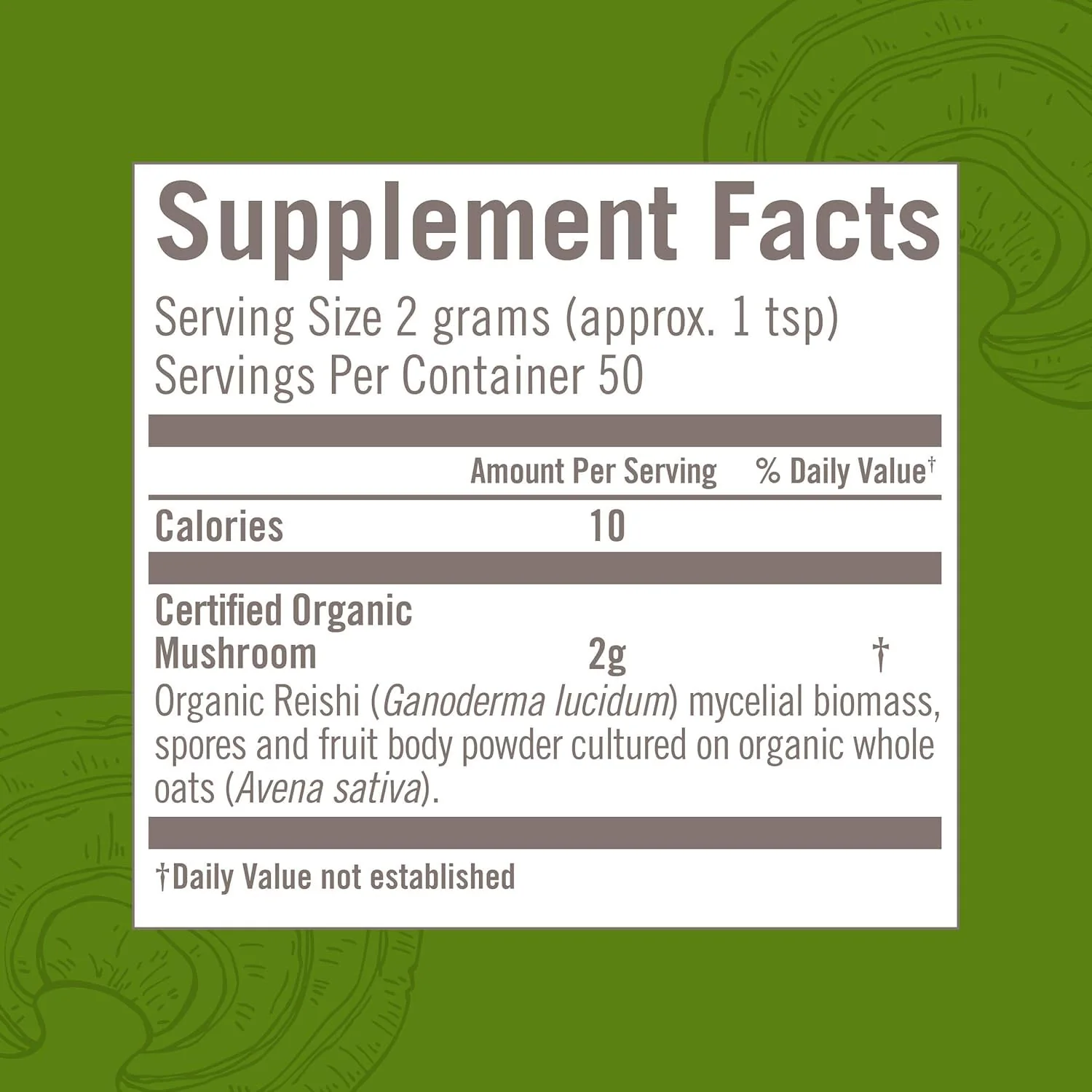 OM MUSHROOM SUPERFOOD Reishi Organic Mushroom Powder, 3.5 Ounce, 50 Servings, Adaptogen, Stress & Immune Support, Superfood Mushroom Supplement - Image 6