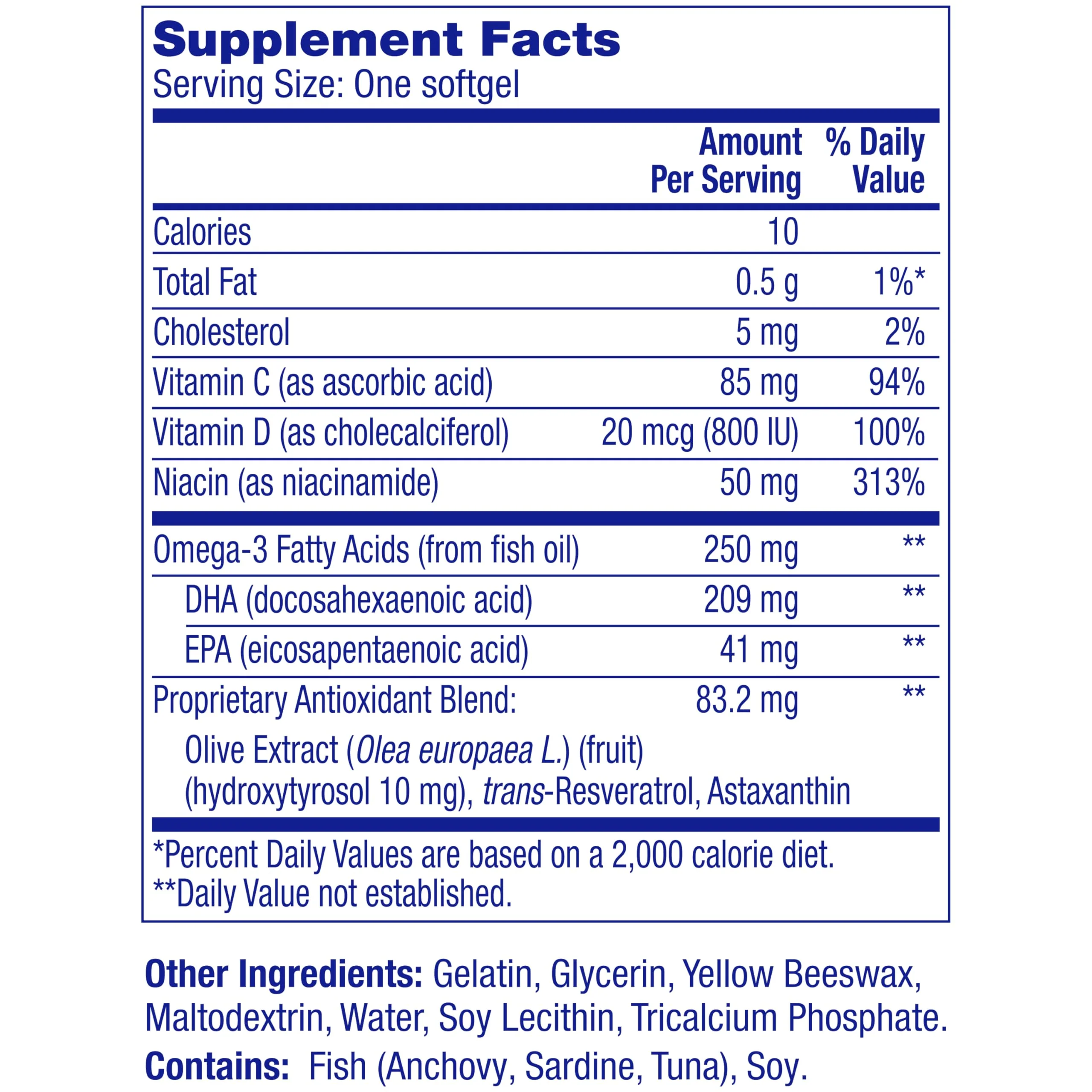 One A Day Age Factor Cell Defense-Cell Health Supplement to Support Healthy Aging Journey, Cell Health Support for Adults, with Olive Polyphenols, Resveratrol, Vitamin B3 (Niacinamide), 30 Softgels - Image 4