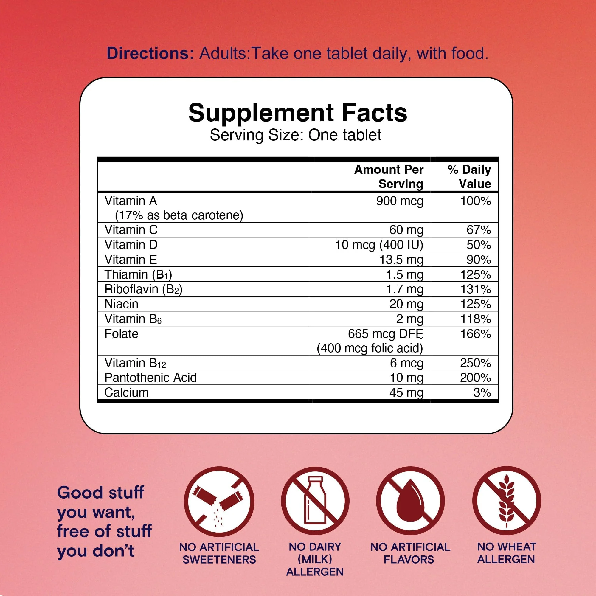 One A Day Daily Essentials, Multivitamin for Women & Men, Supports Healthy Brain and Muscle Function and Immune Health, Adult Multivitamin with Vitamin D, E and Vitamin B12, 150 Count - Image 4