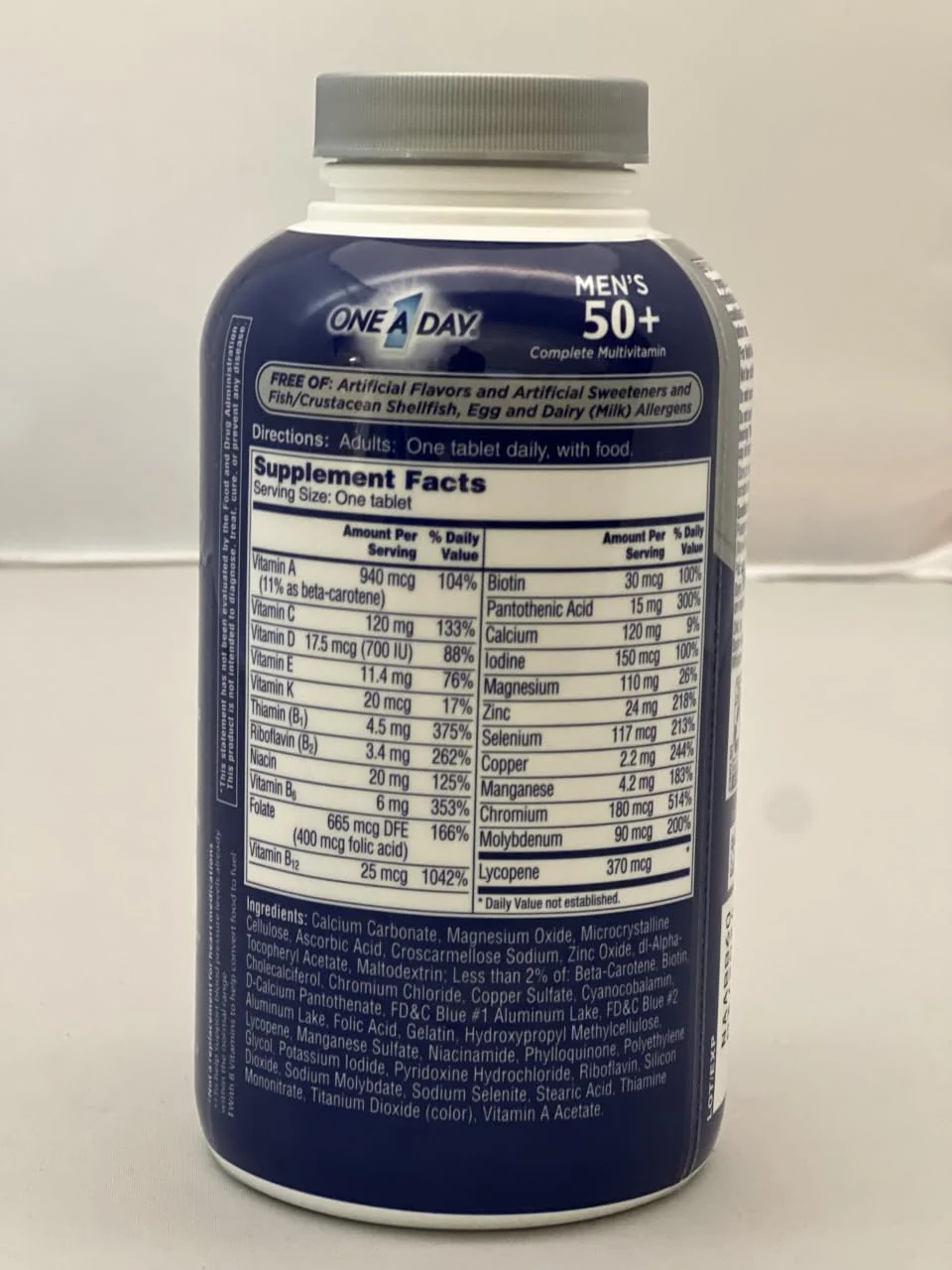 One A Day Men's 50 Plus Advantage Multi-Vitamins, SPECIALPack of 300 Count - Image 2