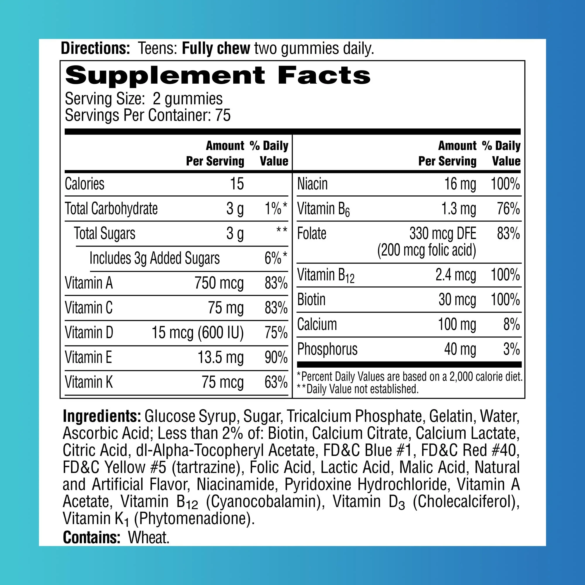 One A Day Teen Boy 150ct (Packaging May Vary) - Image 2