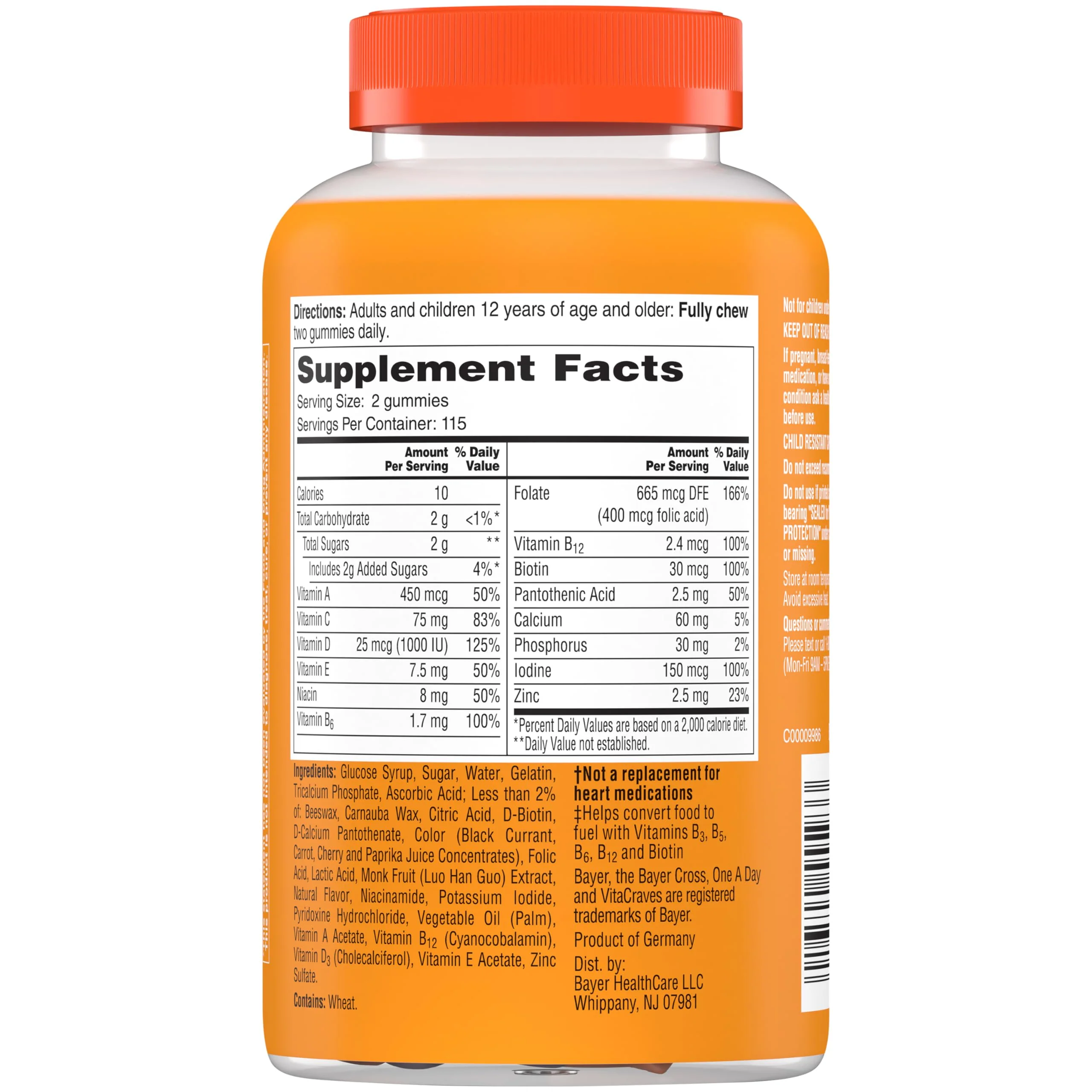 One A Day Women’s Multivitamin Gummies, Multivitamin For Women with Vitamin A, C, E, Vitamin D and Zinc for Immune Health Support, 230 count - Image 2