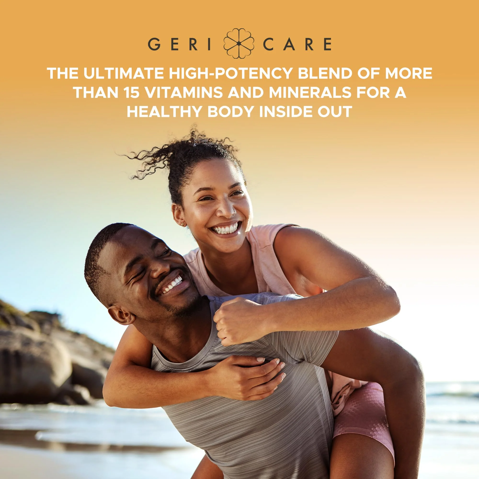 One-Daily Multivitamins with Minerals for Men & Women (100 Tablets) by GeriCare| High-Potency Multi-Vitamin & Multimineral Dietary Supplement for Immunity, Energy| Complete Daily Nutritional Support - Image 3