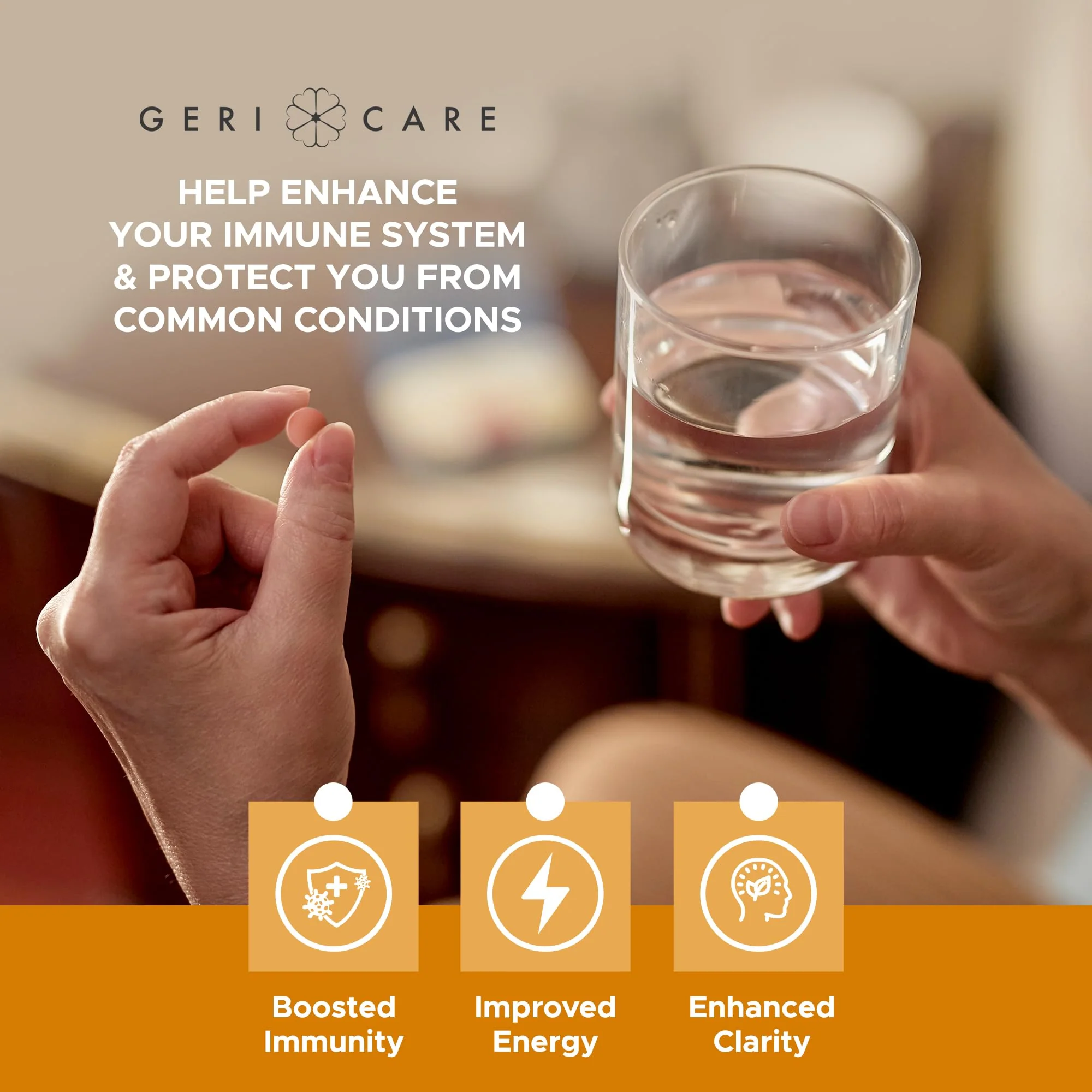 One-Daily Multivitamins with Minerals for Men & Women (100 Tablets) by GeriCare| High-Potency Multi-Vitamin & Multimineral Dietary Supplement for Immunity, Energy| Complete Daily Nutritional Support - Image 5