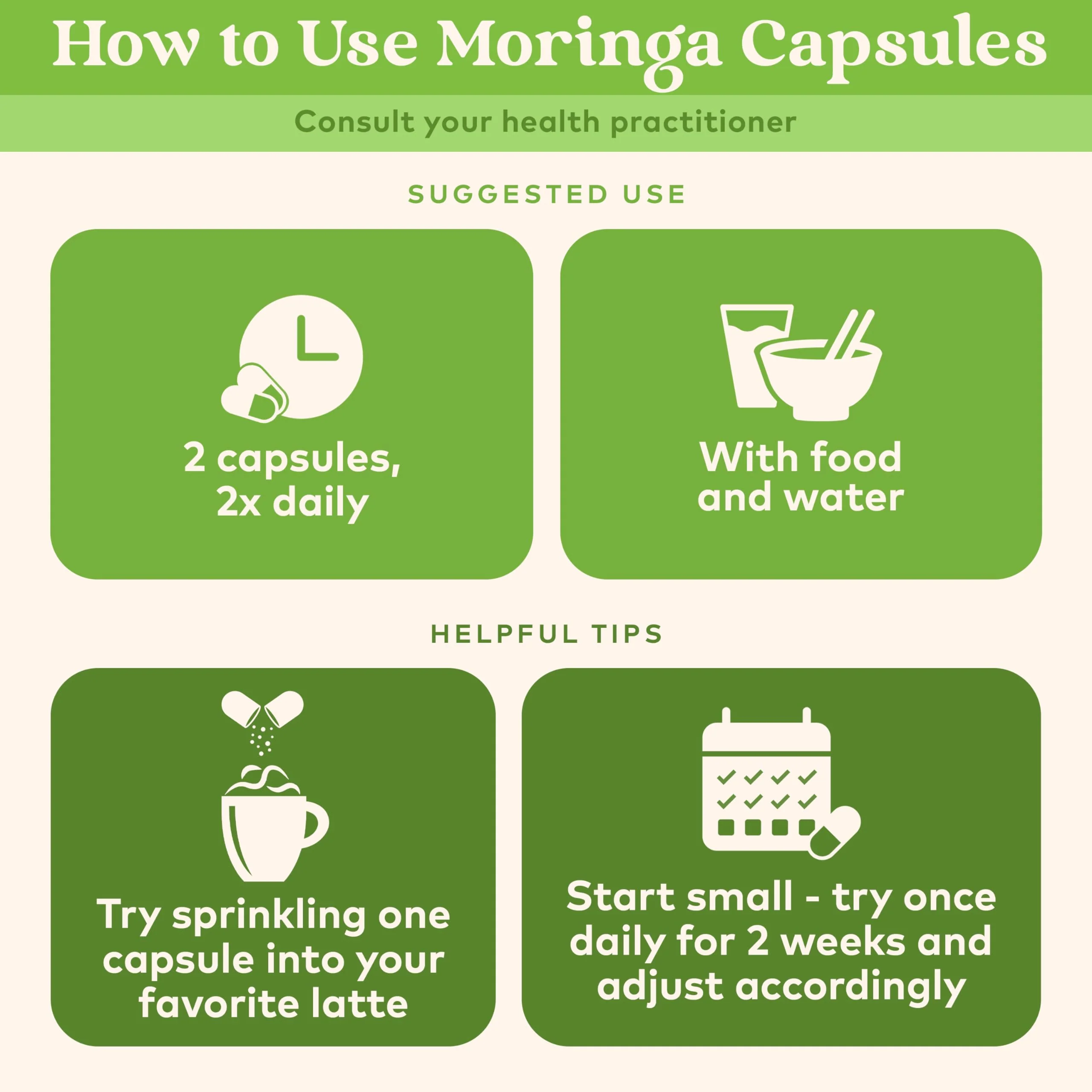 ORGANIC INDIA Moringa Herbal Supplement - Green Superfood, Nutrient Dense, Pure Plant Protein, Vitamin A, E, K, Iron, Calcium, Fiber, Vegan, Gluten-Free, USDA Certified Organic - 90 Capsules - Image 5