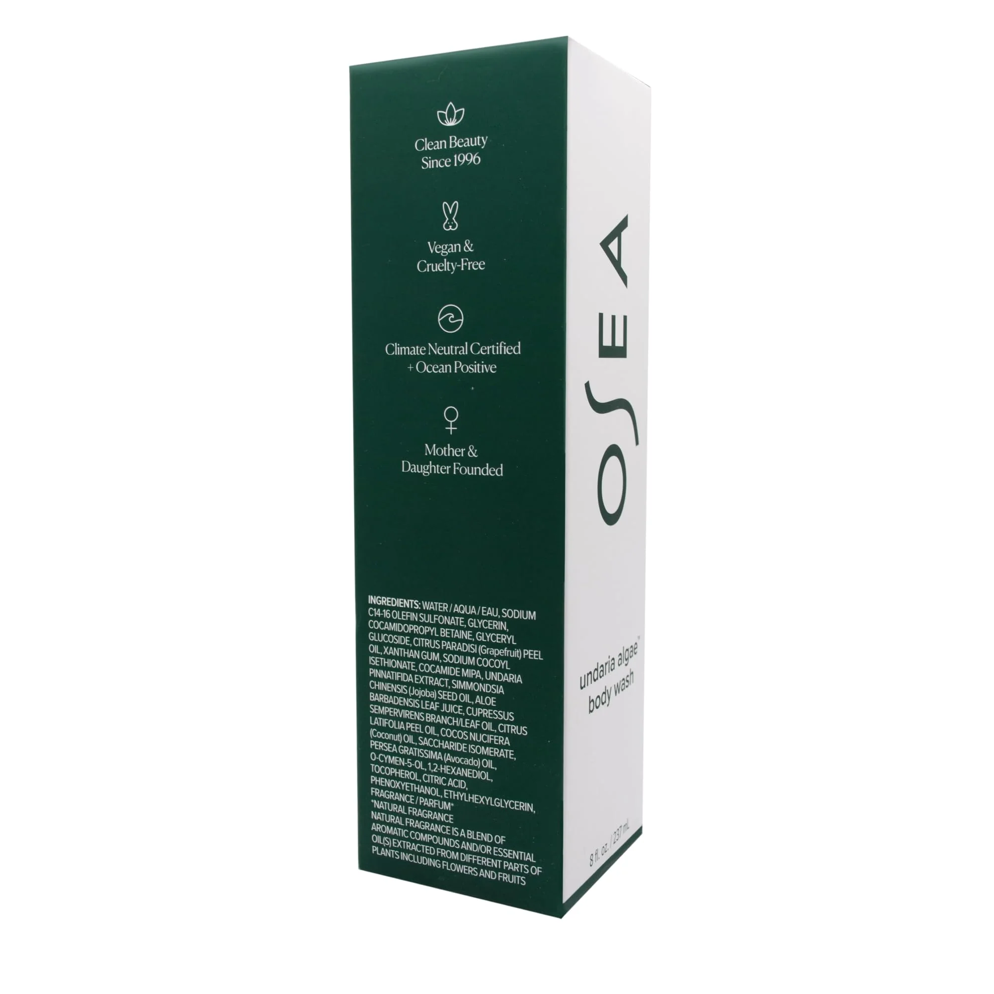 OSEA Undaria Algae™ Body Wash - pH Balanced - Hydrating & Moisturizing Citrus Scented Cleanser - Clean, Vegan, Non-Toxic Skincare - 8oz - Image 2