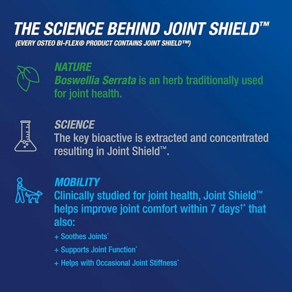 Osteo Bi-Flex Triple Strength Glucosamine Supplement with Turmeric Extract, Improve Joint Function, Antioxidant Power, 80 Coated Tablets - Image 6