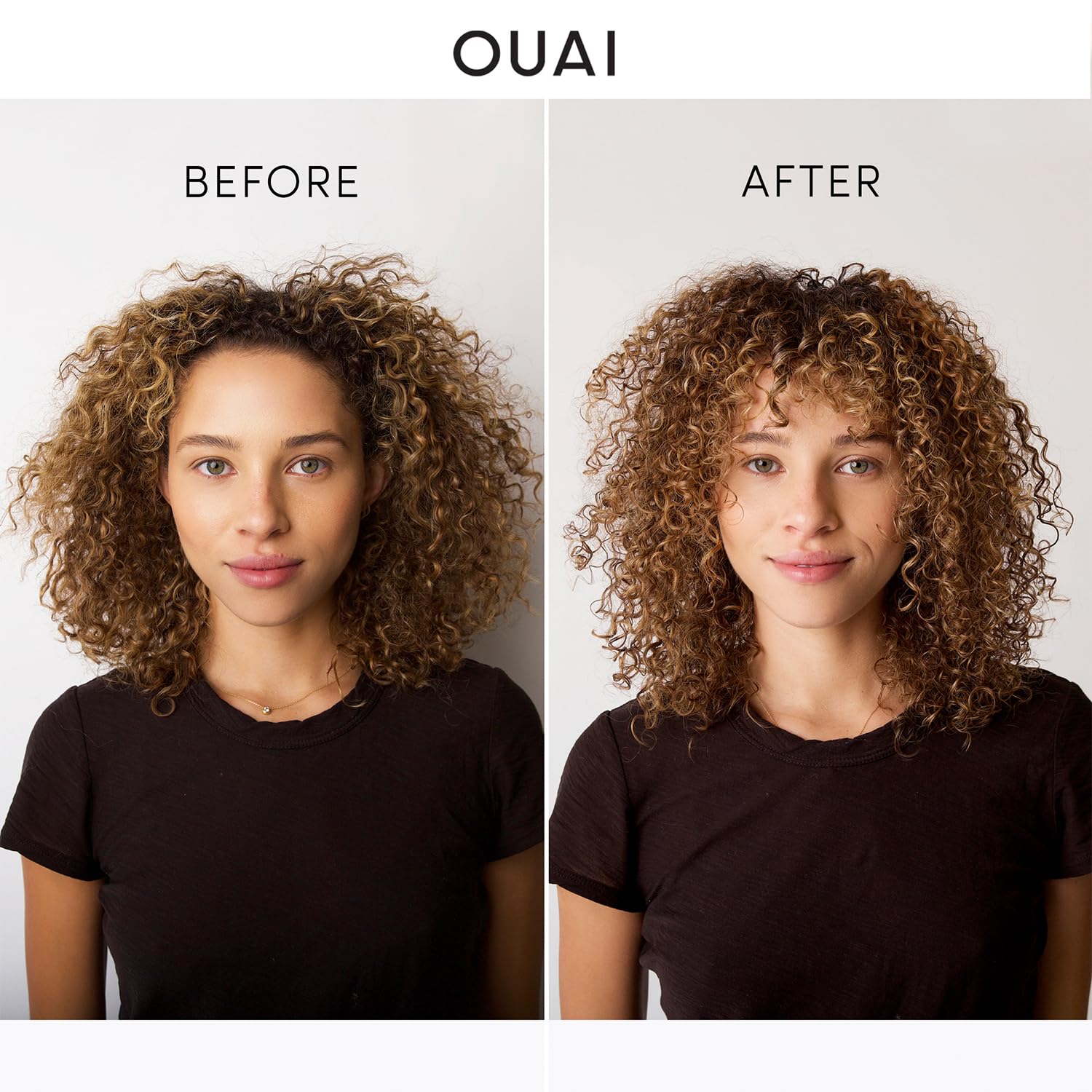 OUAI Curl Cream - Curl Defining Cream with Chia & Linseed Oil - Enhances Definition, Hydration & Shine - Tames Frizz & Protects from Humidity - Silicone-Free Curly Hair Products for Women (8 oz) - Image 6