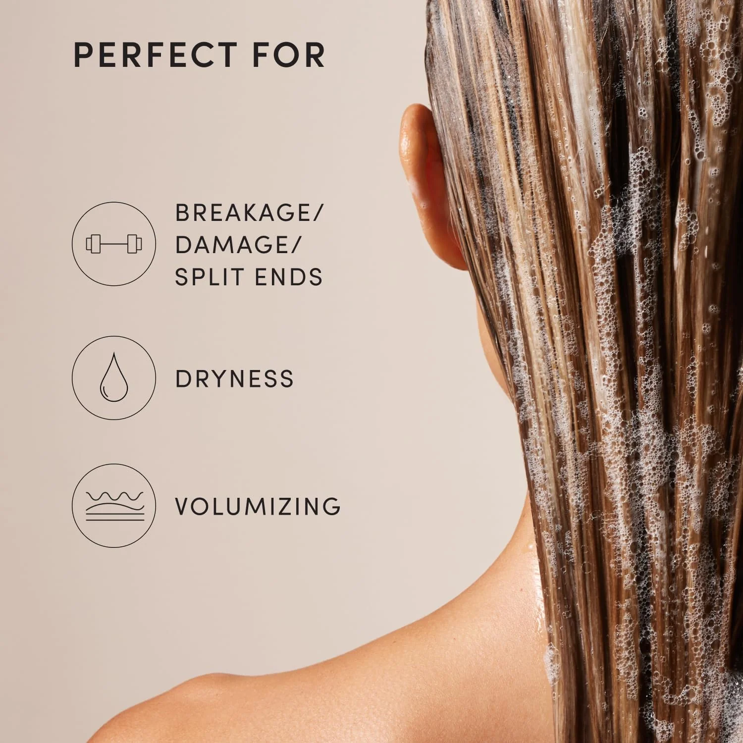 OUAI Fine Hair Shampoo Refill - Volumizing Shampoo for Fine Strands - Made with Biotin, Keratin & Chia Seed Oil - Strengthens, Nourishes & Thickens - Color-Safe & Sulfate Free Hair Care (32 Fl oz) - Image 6