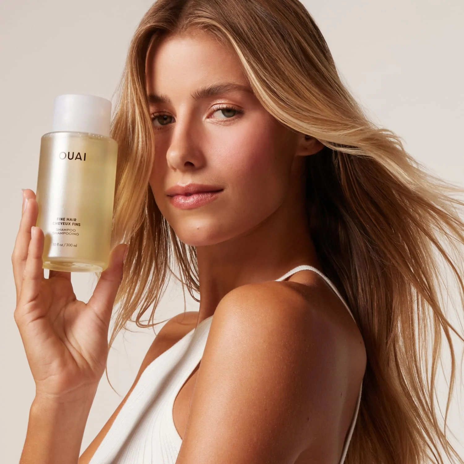 OUAI Fine Hair Shampoo Refill - Volumizing Shampoo for Fine Strands - Made with Biotin, Keratin & Chia Seed Oil - Strengthens, Nourishes & Thickens - Color-Safe & Sulfate Free Hair Care (32 Fl oz) - Image 8