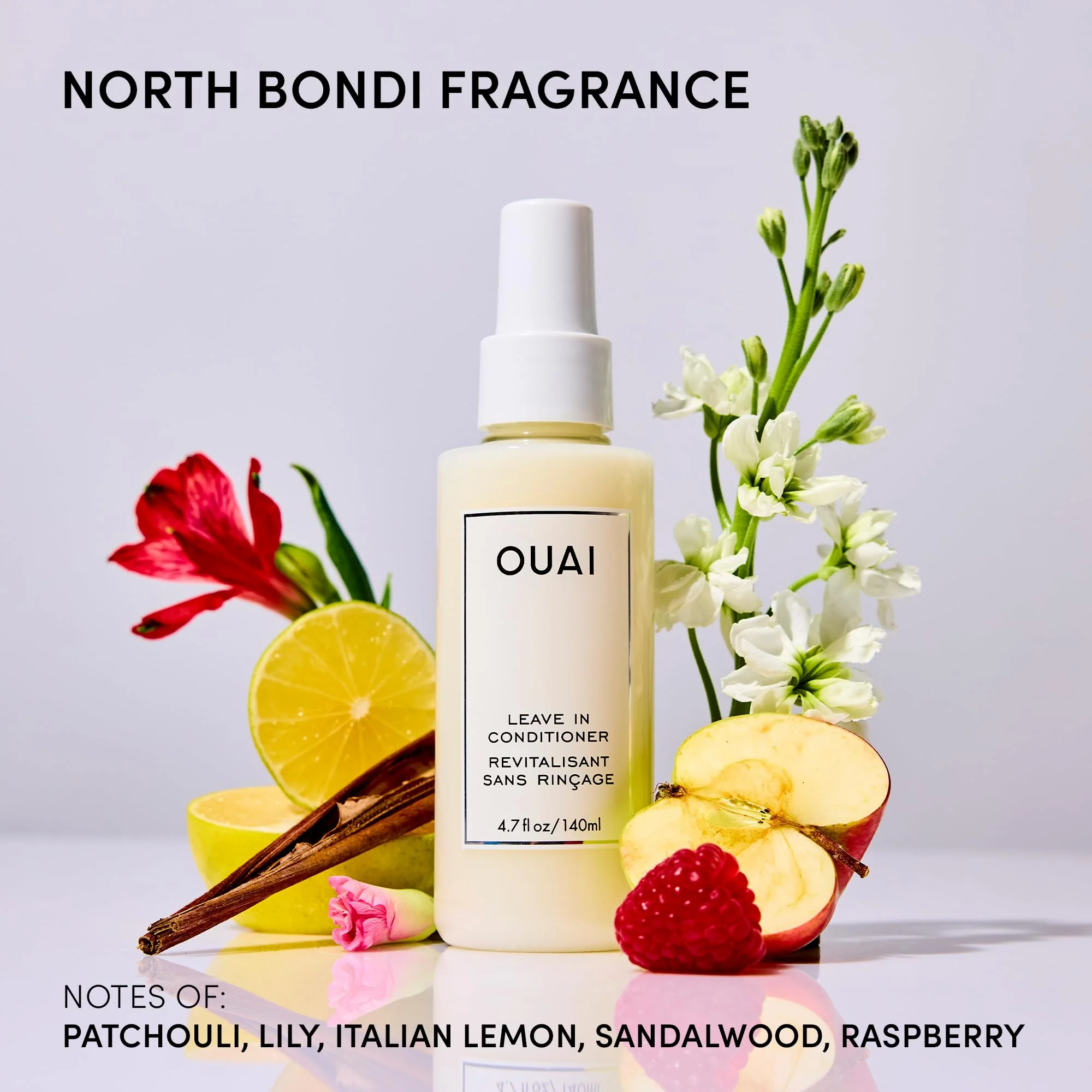 OUAI Leave In Conditioner & Heat Protectant for Hair - Prep Hair for Styling or Use as Detangling Spray to Fight Frizz & Flyaways - No Parabens, Sulfates or Phthalates (4.7 oz) - Image 5
