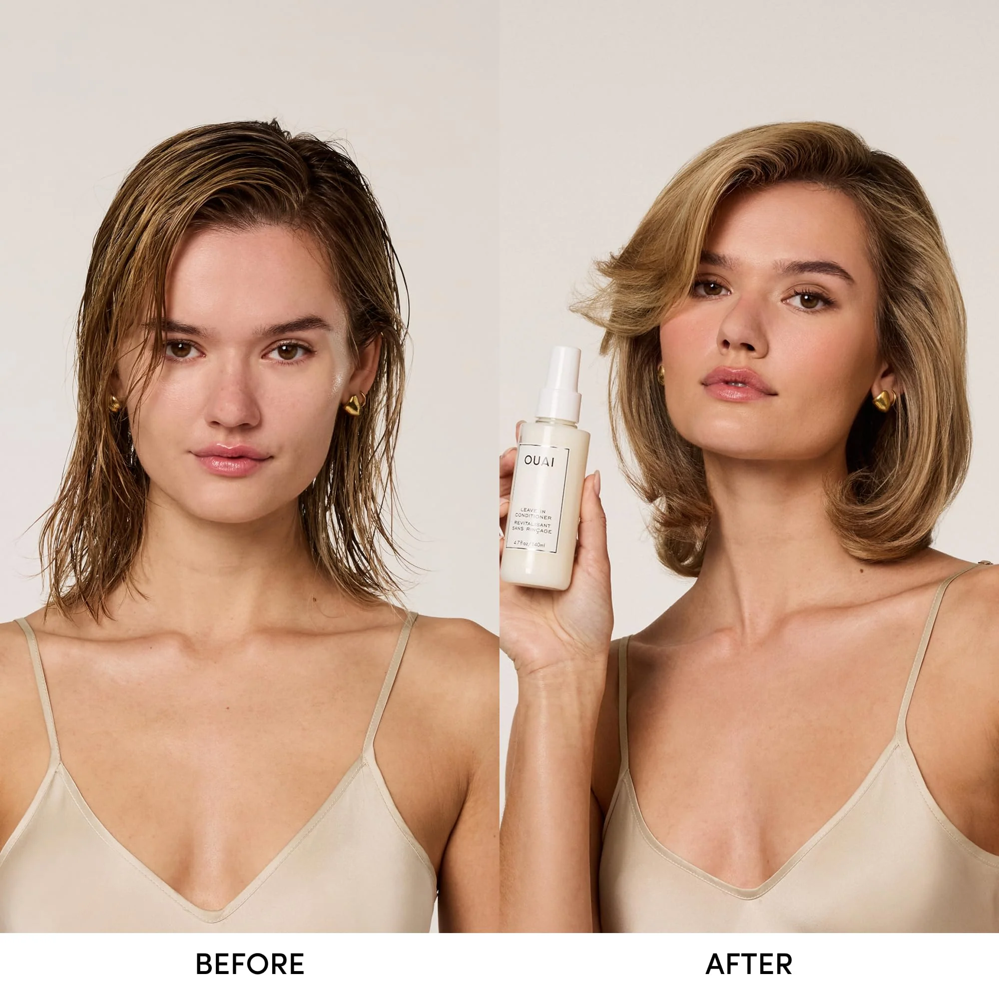 OUAI Leave In Conditioner & Heat Protectant for Hair - Prep Hair for Styling or Use as Detangling Spray to Fight Frizz & Flyaways - No Parabens, Sulfates or Phthalates (4.7 oz) - Image 9