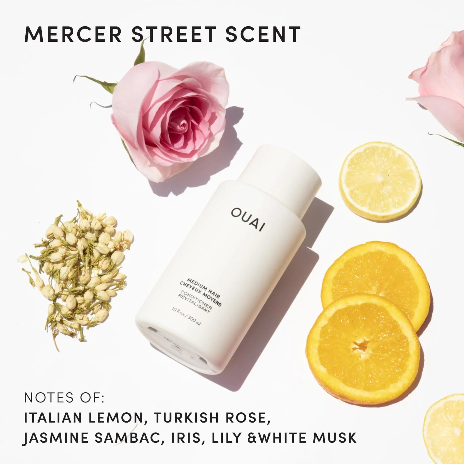 OUAI Medium Conditioner - Hydrating Hair Conditioner with Coconut Oil, Babassu Oil, and Keratin - Strengthens, Repairs and Adds Shine - Paraben and Phthalate Free Hair Care Products (10 Oz) - Image 9