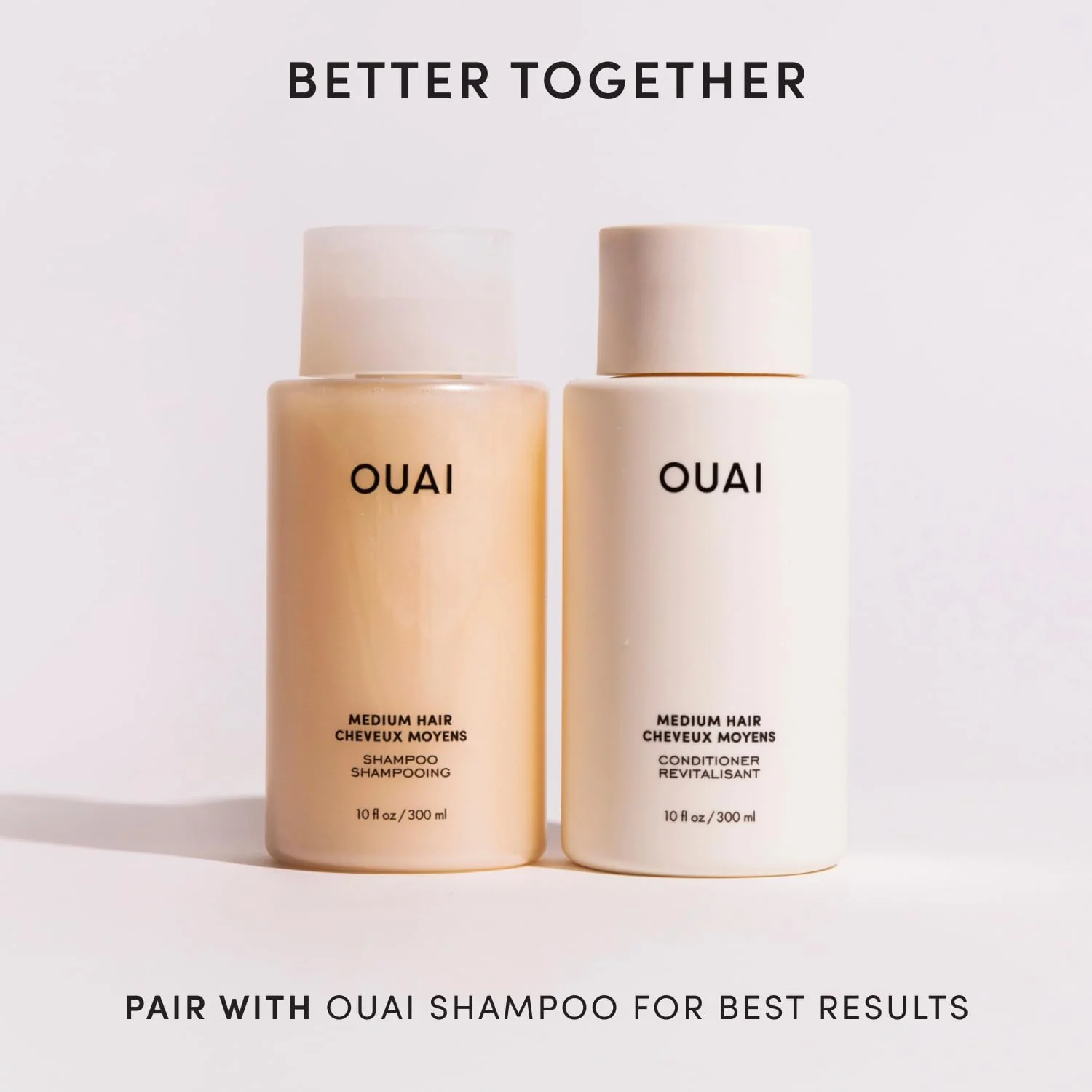 OUAI Medium Conditioner Refill - Hydrating Hair Conditioner with Coconut Oil, Babassu Oil, and Keratin - Strengthens, Repairs and Adds Shine - Paraben and Phthalate Free Hair Care Products (32 Oz) - Image 7