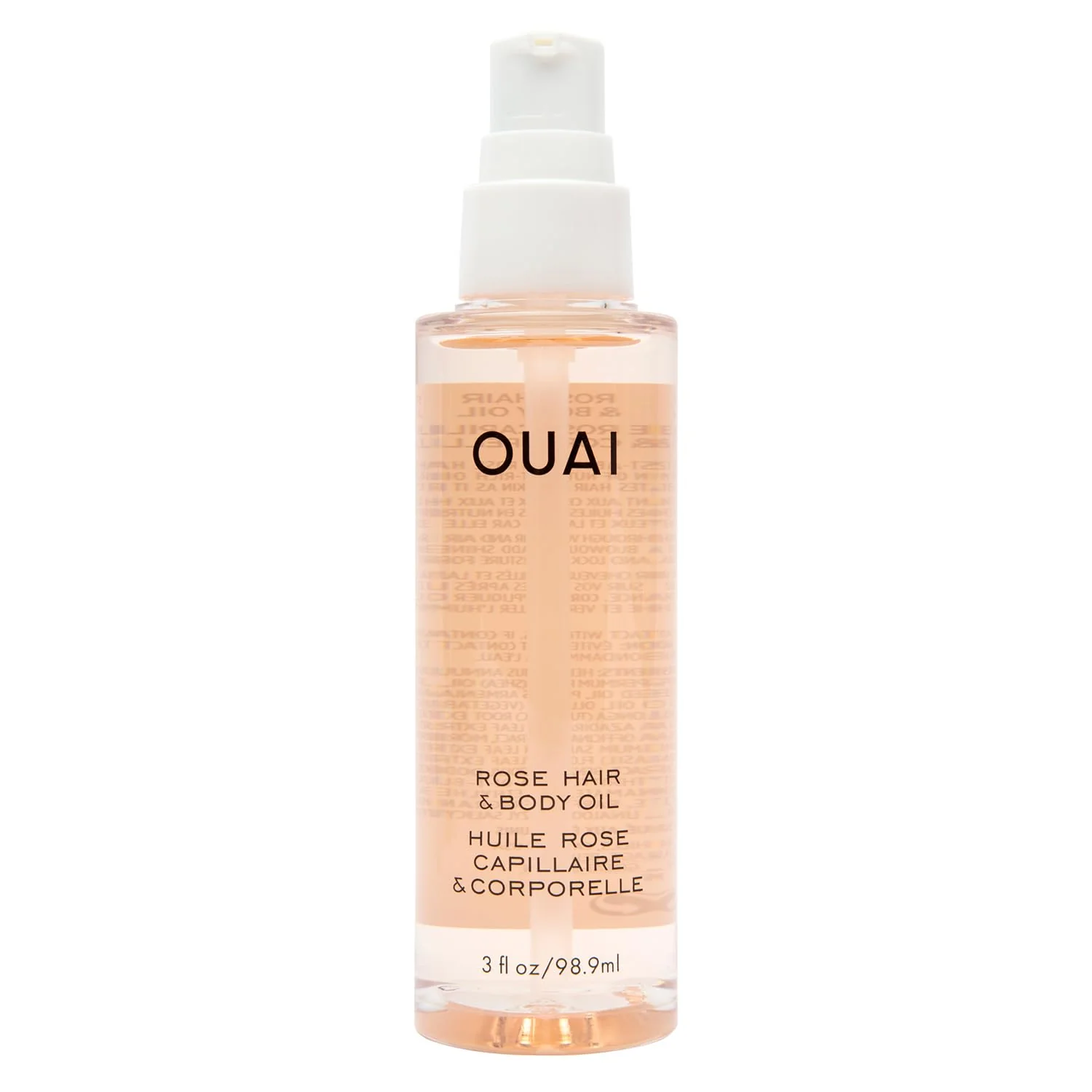 OUAI Rose Hair and Body Oil, Melrose Place - Scented Body Oil for Skin and Hair - Hydrates Dry Ends, Restores Moisture, Fights Frizz and Adds a Radiant Glow (3 oz)