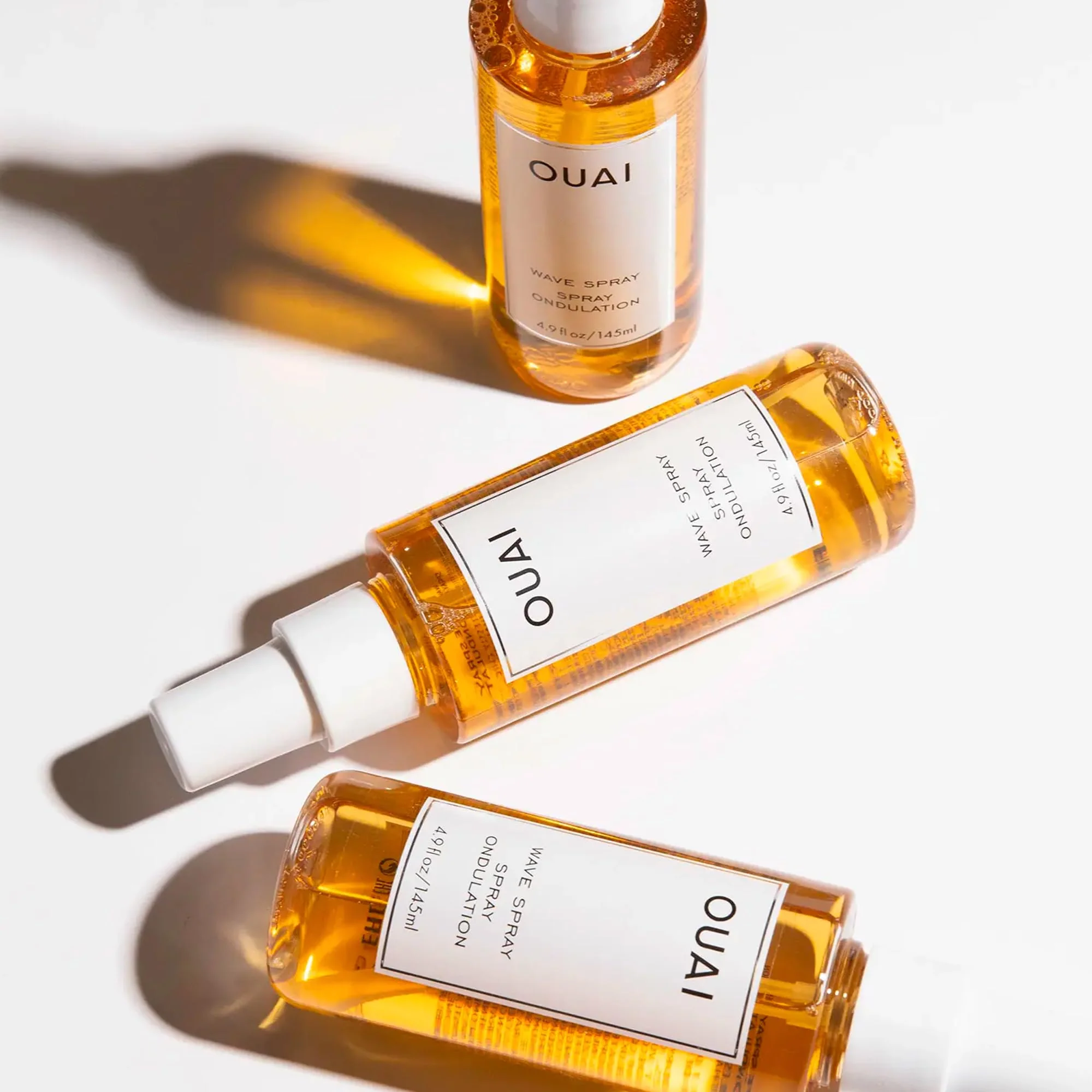 OUAI Wave Spray - Coconut Oil & Rice Protein Texture Mist for Voluminous Beach Waves with Shine - Paraben Free, Safe for Color & Keratin-Treated Hair (4.9 fl oz) - Image 2