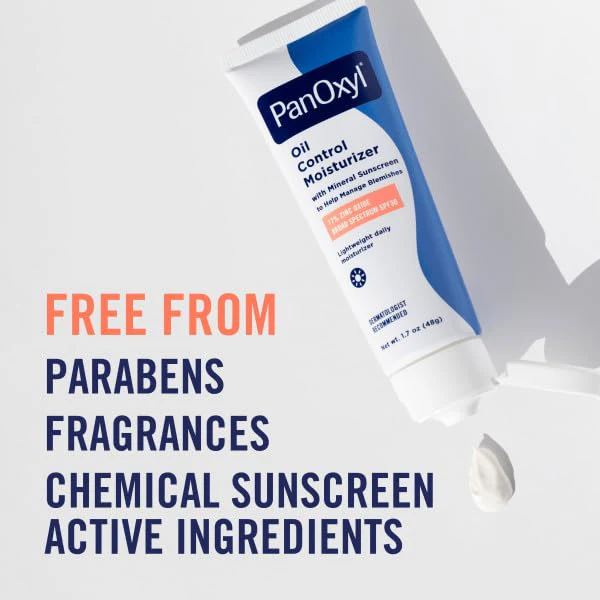 PanOxyl Complete Cleanse, Manage & Moisturize Bundle - Acne Foaming Wash Benzoyl Peroxide 10%, PM Balancing Repair Moisturizer, AM Oil Control Moisturizer & Clarifying Exfoliant with 2% Salicylic Acid - Image 2