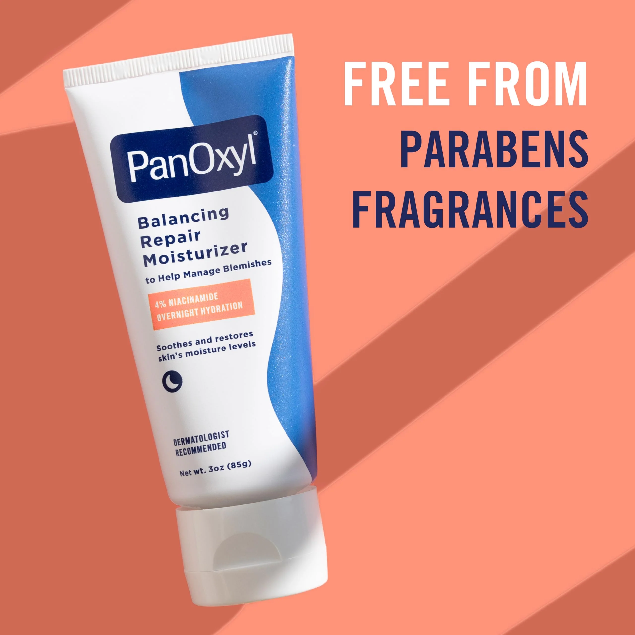 PanOxyl PM Balancing Repair Moisturizer with Niacinamide, Ceramides and Cica, Hydrating Face Moisturizer, Acne Prone Skin and Dry Skin, Non-Comedogenic Night Face Moisturizer, 3 oz (Pack of 2) - Image 8