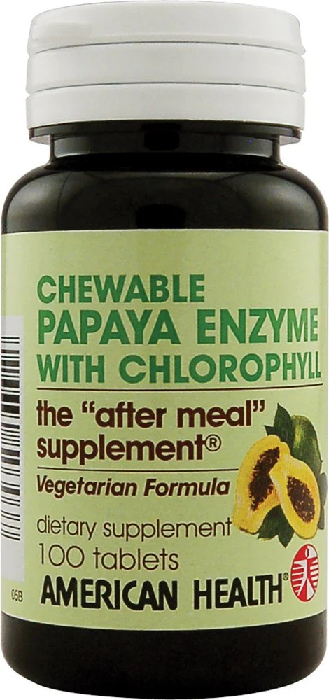 Papaya Enzyme w/Chlorophyll 100 Tablets