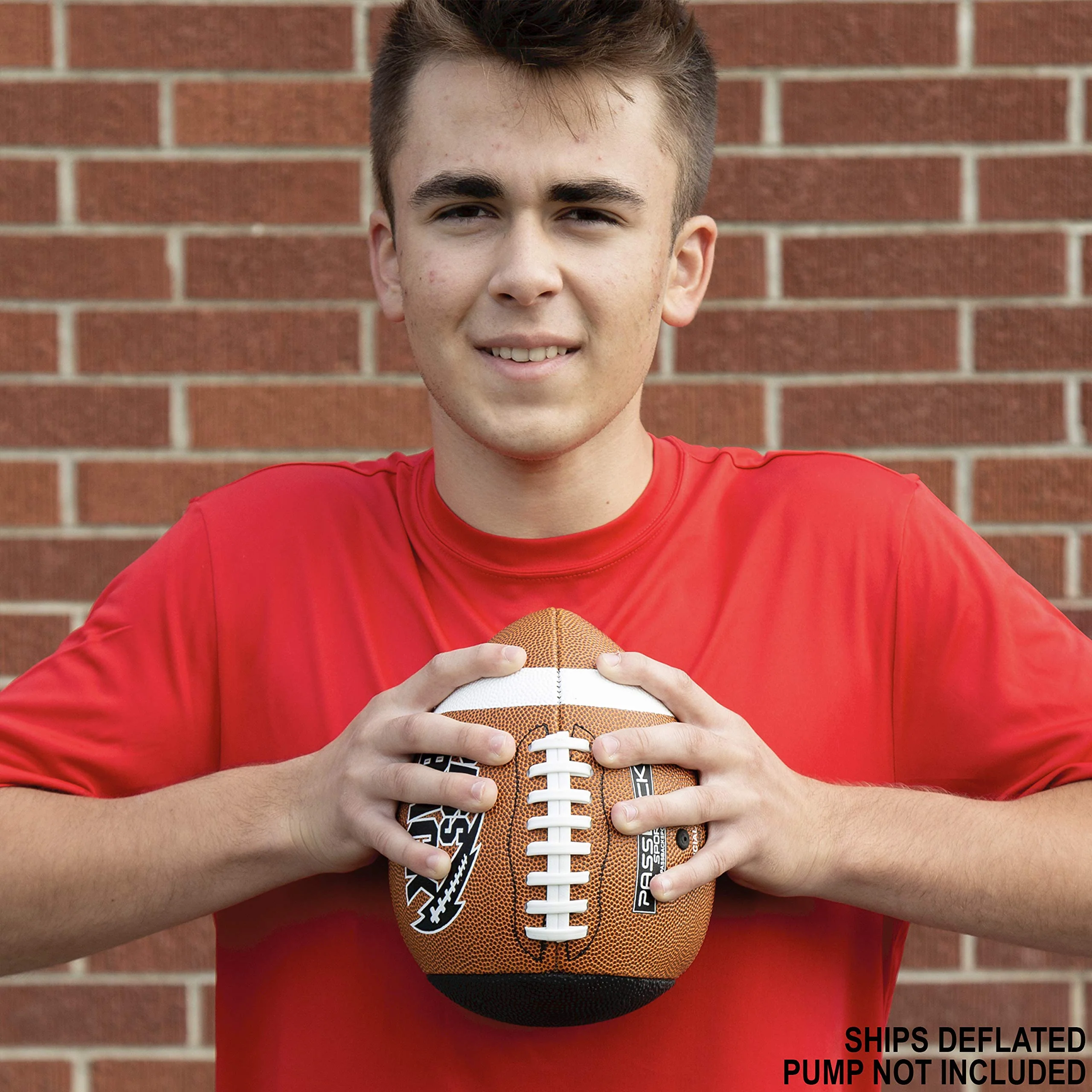 Passback Official Composite Football, Ages 14+, High School Training Football, (Ships Deflated) - Image 6