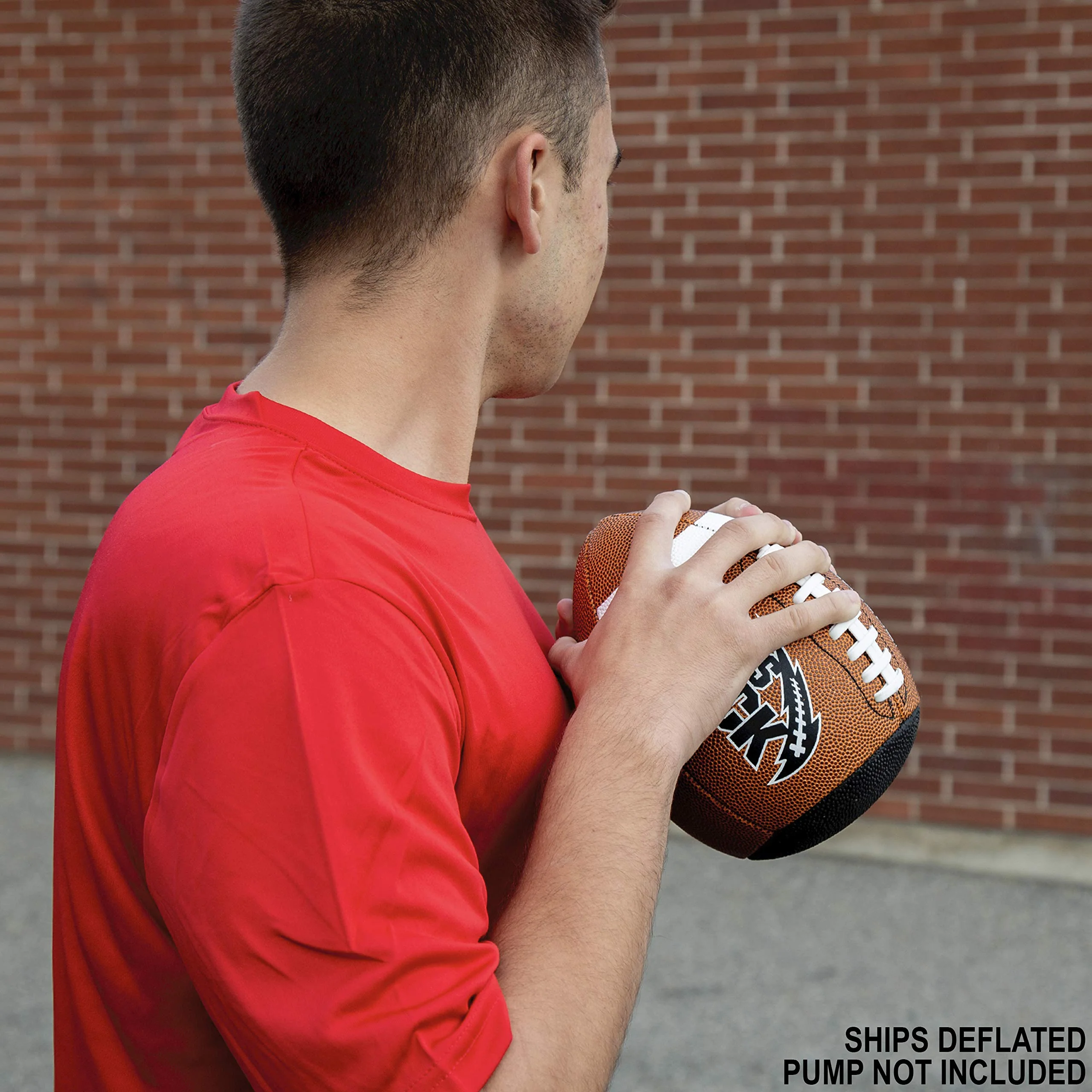 Passback Official Composite Football, Ages 14+, High School Training Football, (Ships Deflated) - Image 8