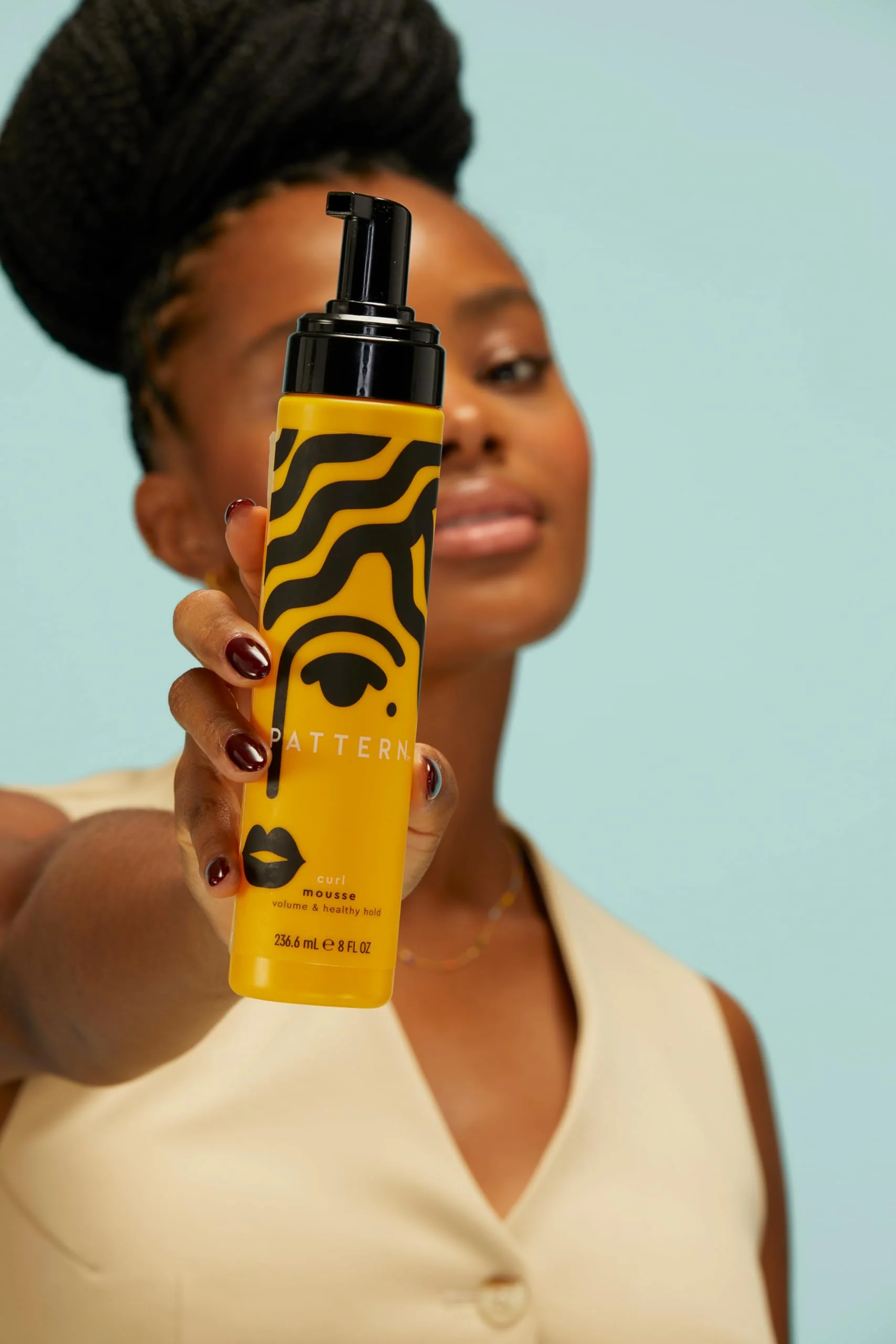 PATTERN Beauty by Tracee Ellis Ross Curl Mousse 8 fl oz- Volume and Hold for Curly Hair 3a-4c - Image 8
