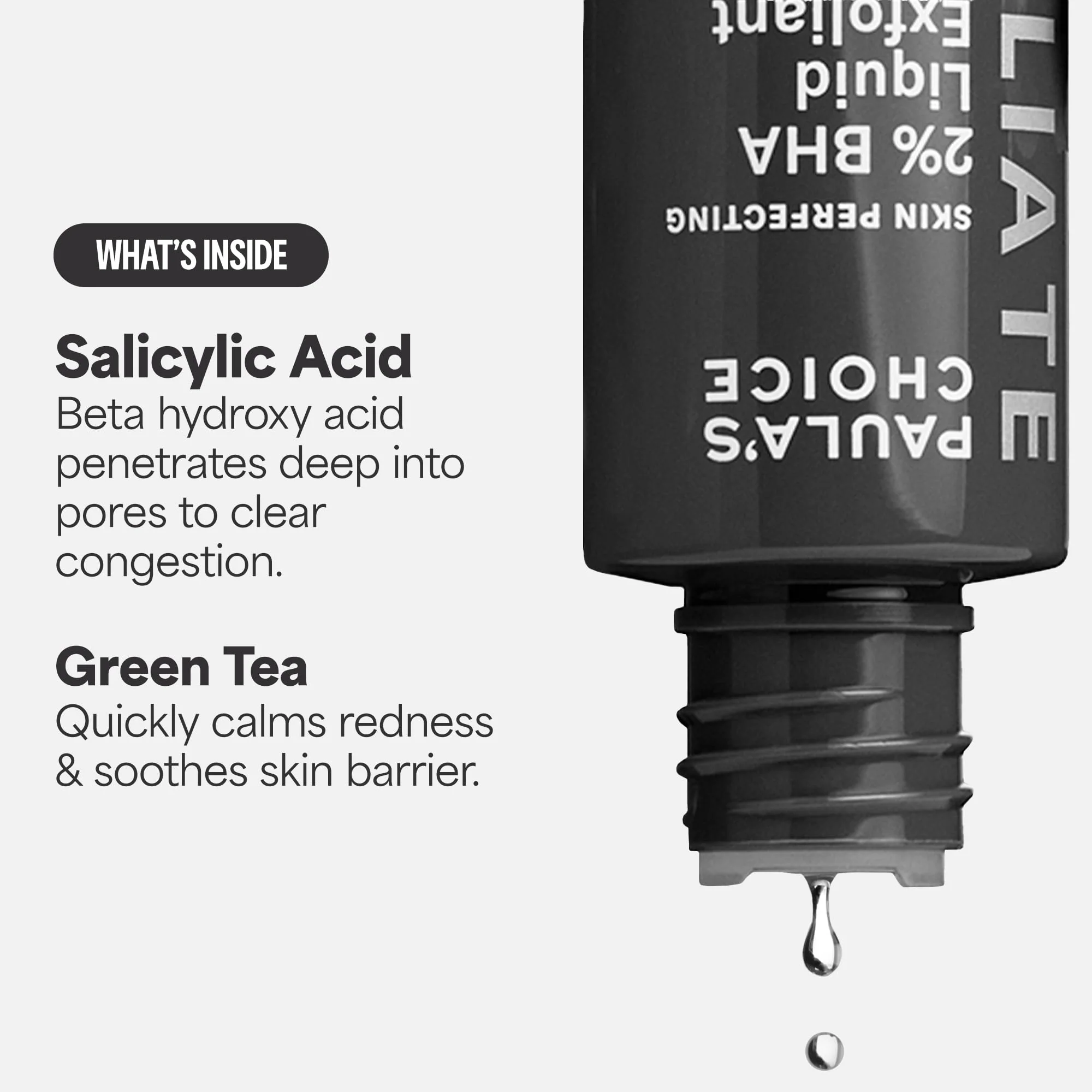 Paula's Choice Skin Perfecting 2% BHA Liquid Salicylic Acid Exfoliant, Gentle Facial Exfoliator for Blackheads, Large Pores, Wrinkles & Fine Lines, Travel Size, 1 Fluid Ounce - Image 3
