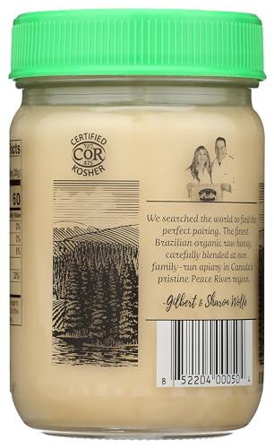 Peace River Creamed Organic Honey, Kosher, Gluten Free, 16 Ounce (Pack of 6) - Image 4